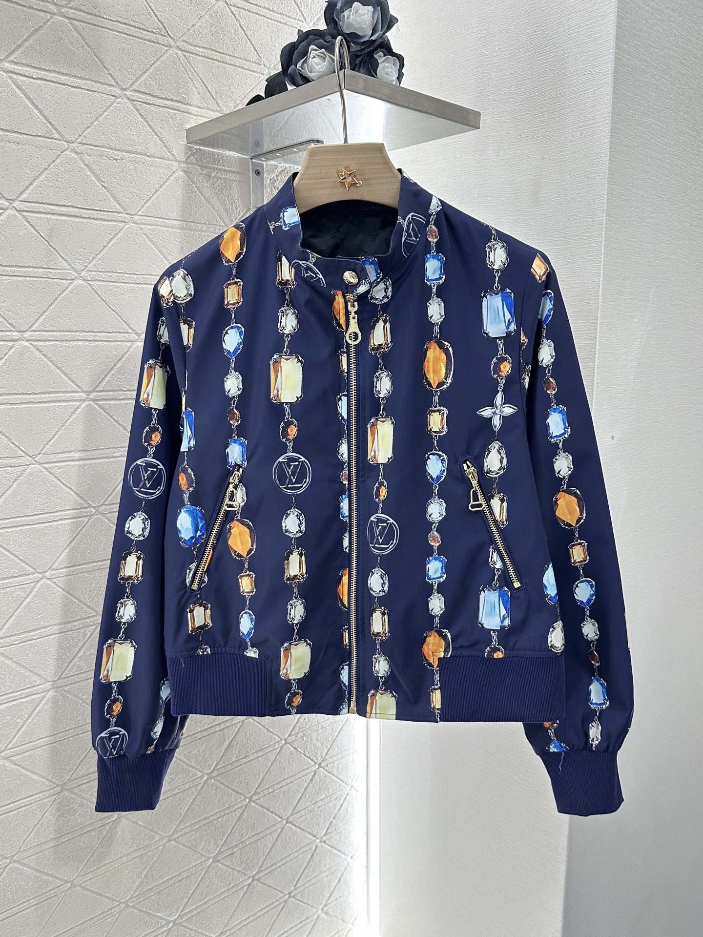 ♥Louis Vuitto*♥2025新品上架
     两面穿印花夹克外套
定制YB进口斜纹稠材质 质