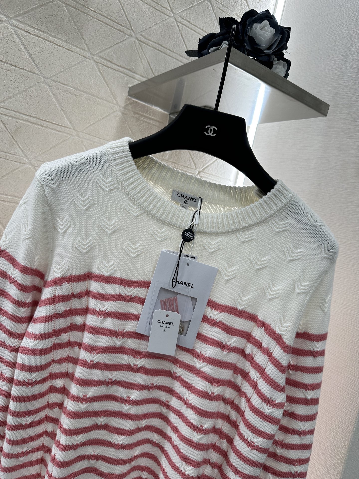 ♥Chane*♥2025新品上架
     条纹编织套头毛衣
定制YB羊毛纱线织造 质感高级 舒适柔软 