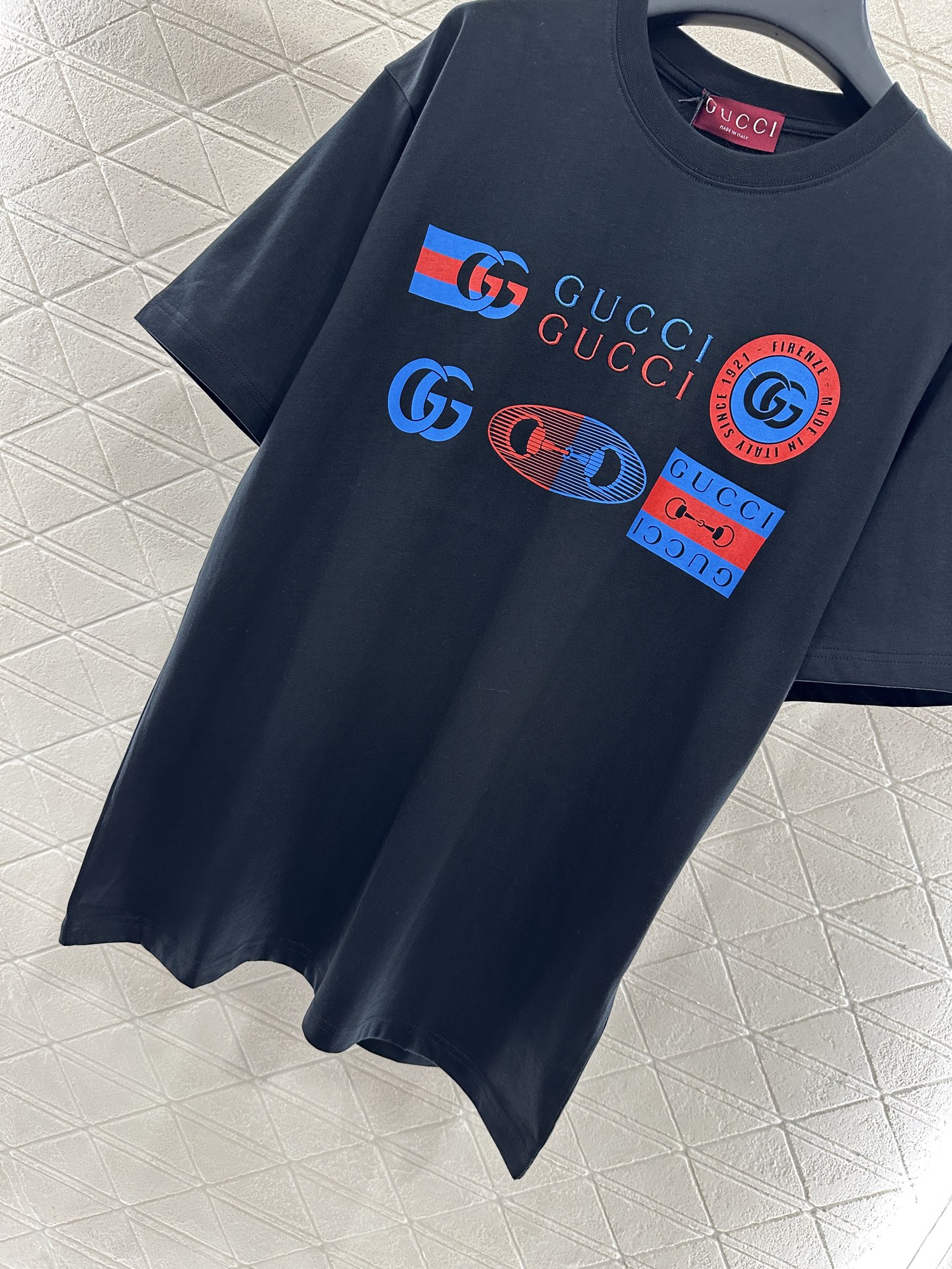 Gucci 2025 New Arrival Printed Embroidered Round Neck Cotton T-Shirt 5 i1754781800418 514 0 4