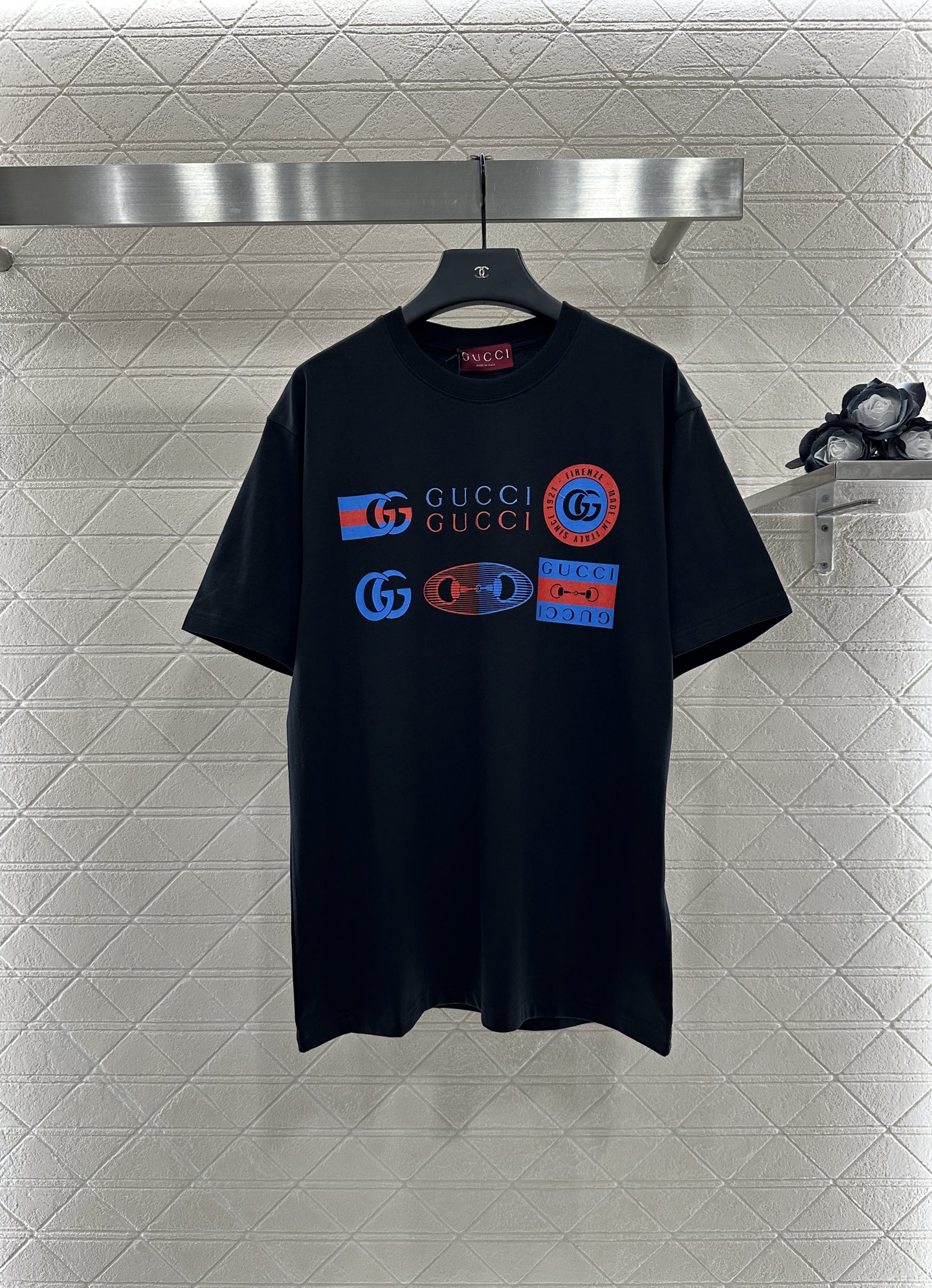 Gucci 2025 New Arrival Printed Embroidered Round Neck Cotton T-Shirt 1 i1754781800539 81 0 0
