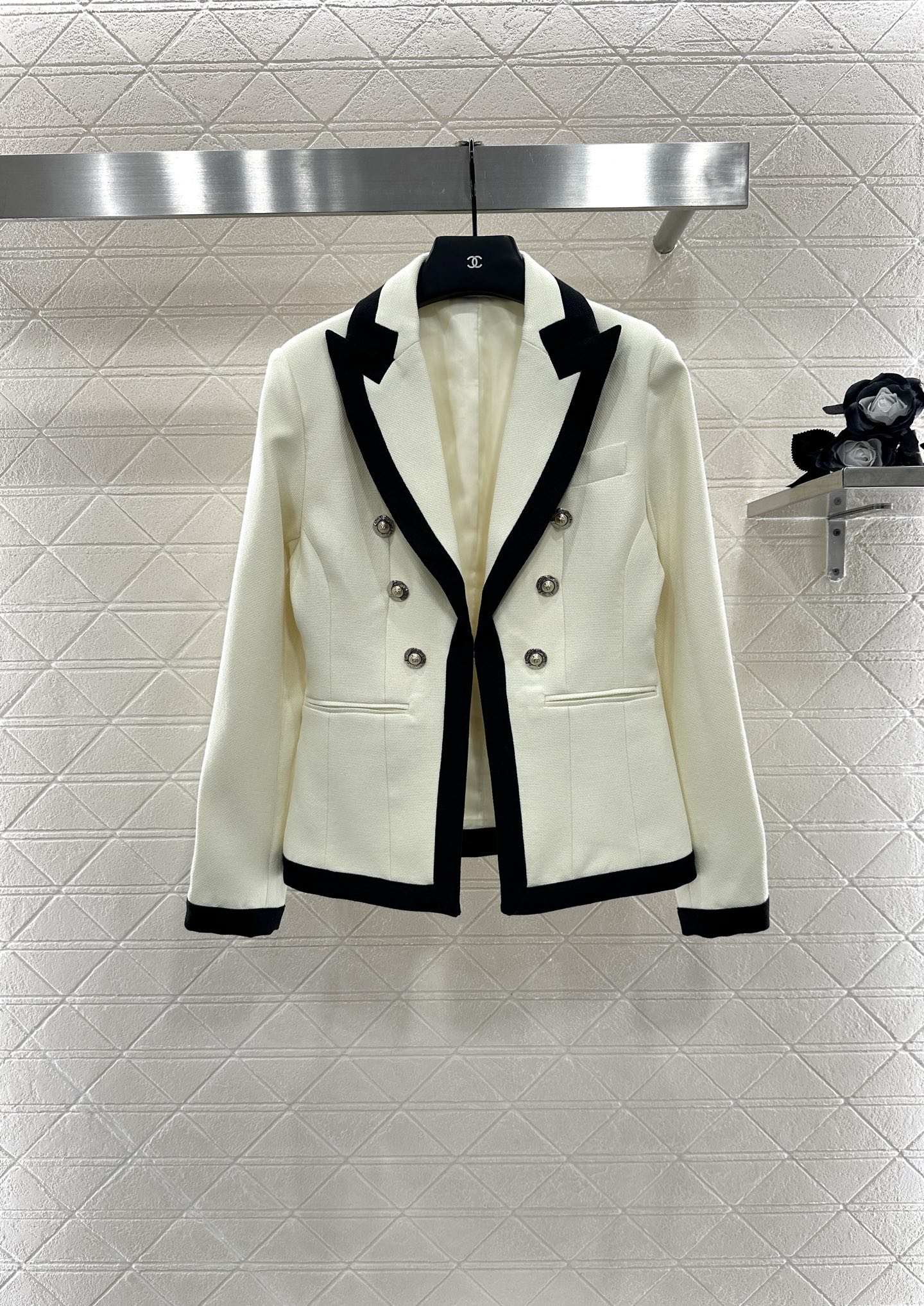 Title: Balmain 2025 New Product: High-Quality Wool Suit for Stylish Women Summary: Balmain 2025 introduces a customizable wool suit with unique design details, perfect for everyday