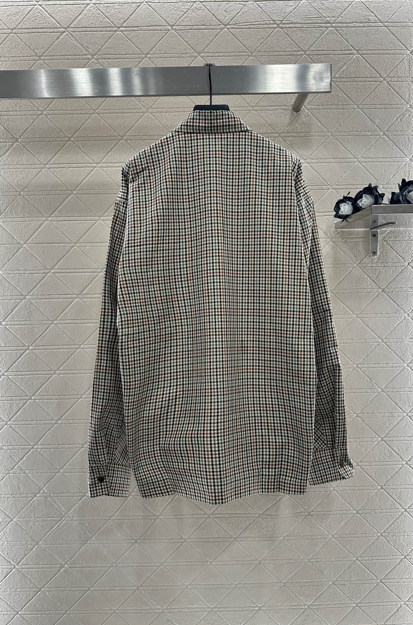 “Balenciaga Women’s Striped Jacket: Stylish Cotton Suit for Autumn & Winter | New 2025 Collection” - 图片 2