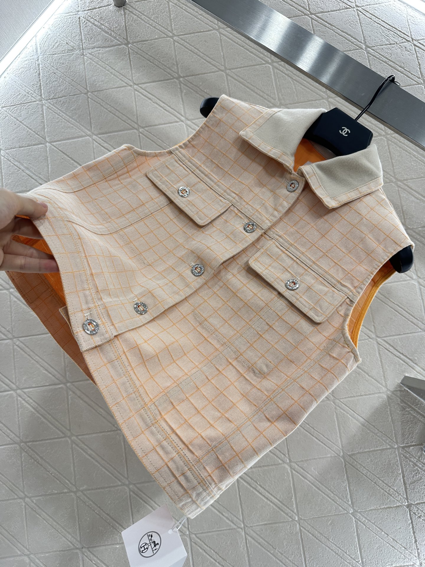 “Herme* 2025 Locator Women’s Suit: Customized Cotton Cowboy Material with High-Temperature Style” - 图片 7