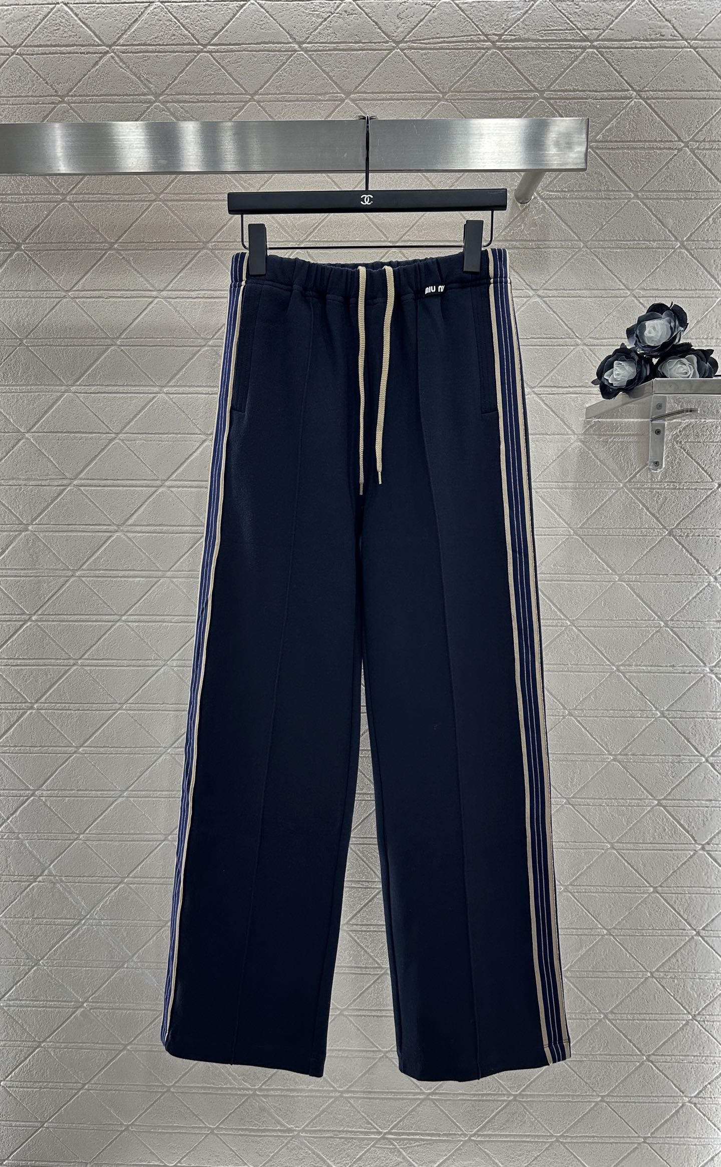 Stylish High-Waist Lace Pants for Women: Customizable, Comfortable, and Fashionable | P456 Miumi *225 - 图片 1