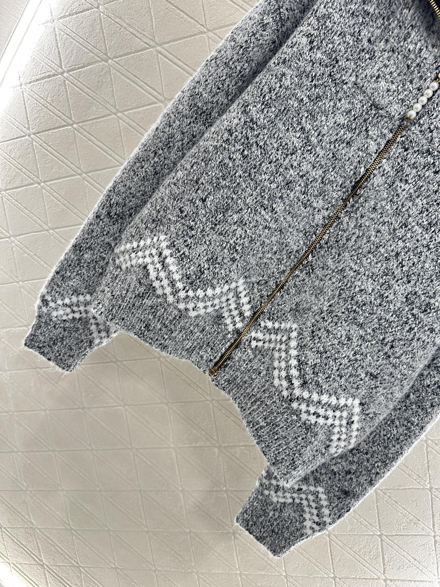 ♥Louis Vuitto*♥2025新品上架
       大翻领拉链毛衣外套
定制YB棉毛纱线织造 