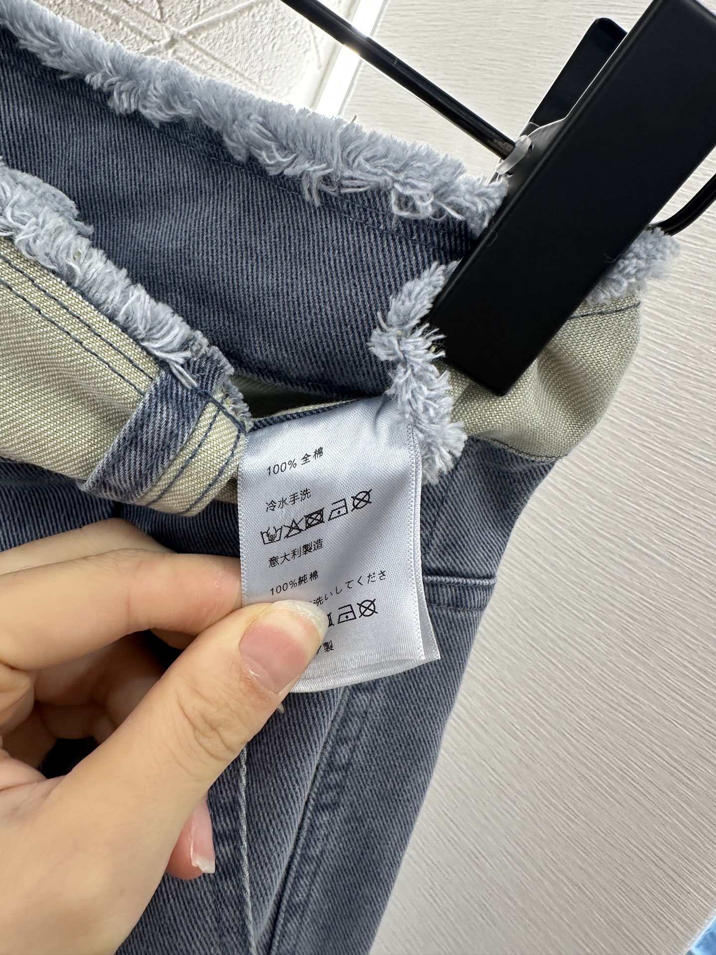 ♥Alexanderwan*♥2025新品上架
       毛边高腰萝卜阔腿长裤
定制YB斜纹全棉材质