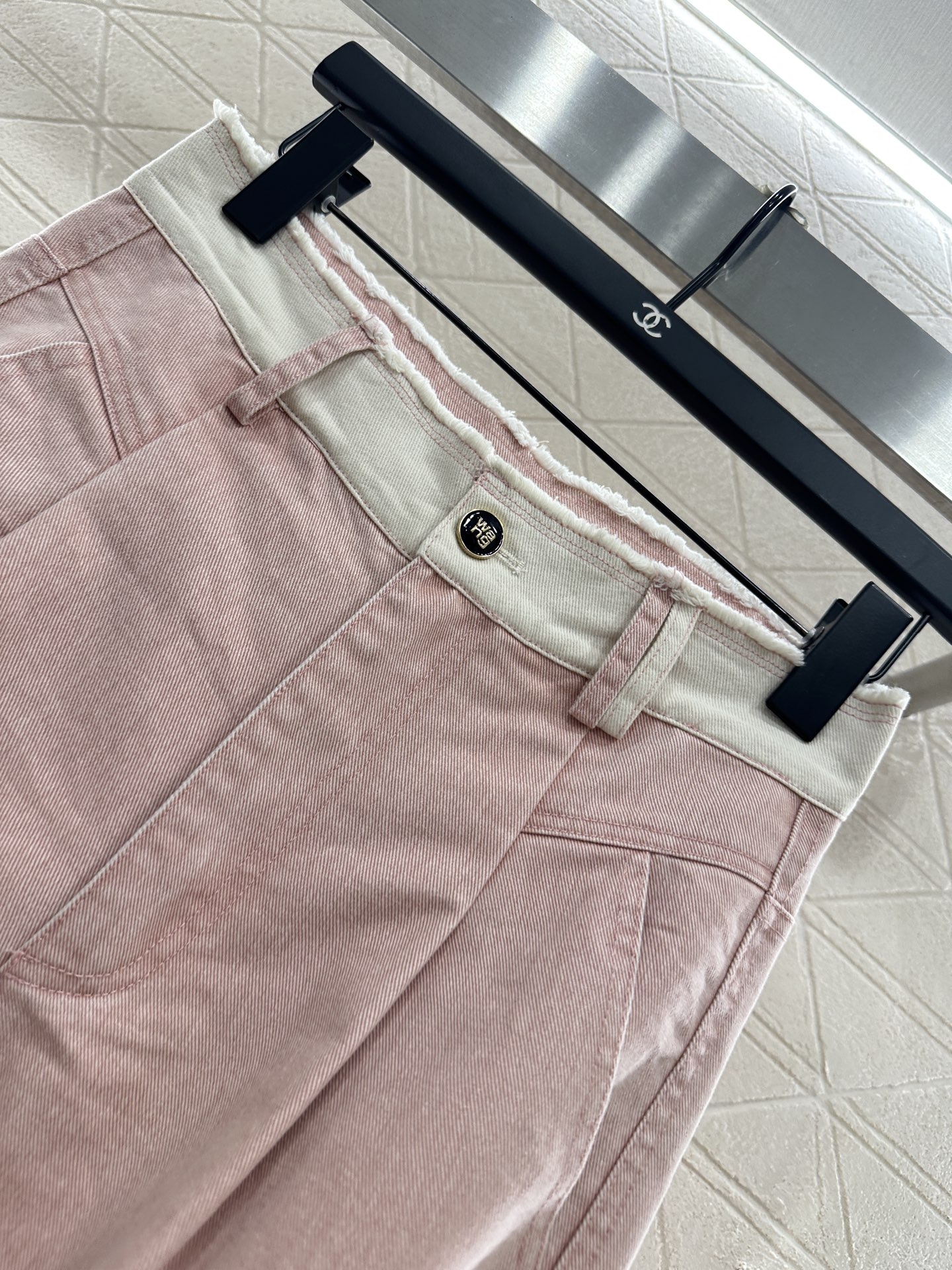 ♥Alexanderwan*♥2025新品上架
       毛边高腰萝卜阔腿长裤
定制YB斜纹全棉材质