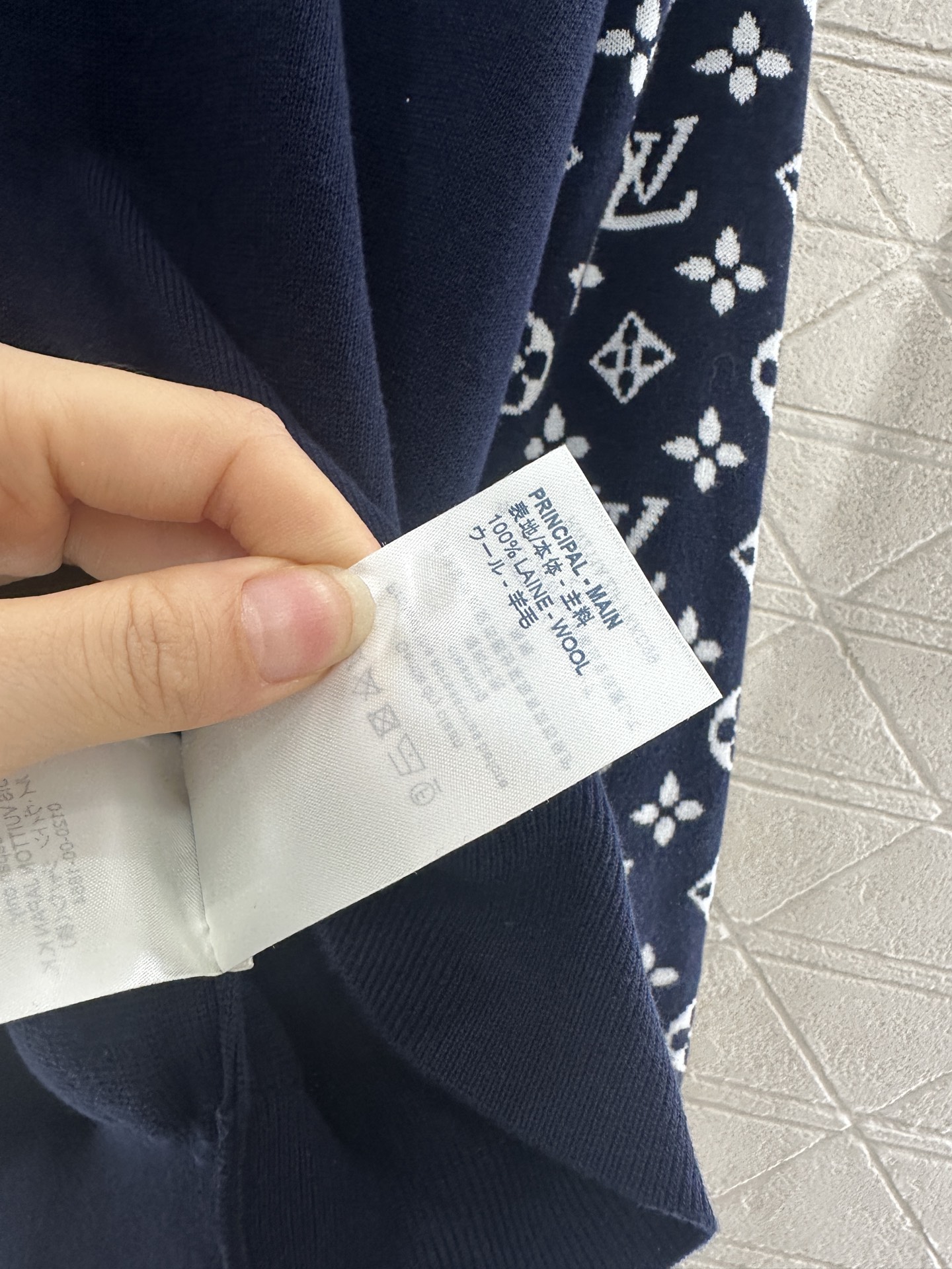 ♥Louis Vuitto*♥2025新品上架 插肩提花链条针织长袖定制YB羊毛纱线织造 质感高级舒适 