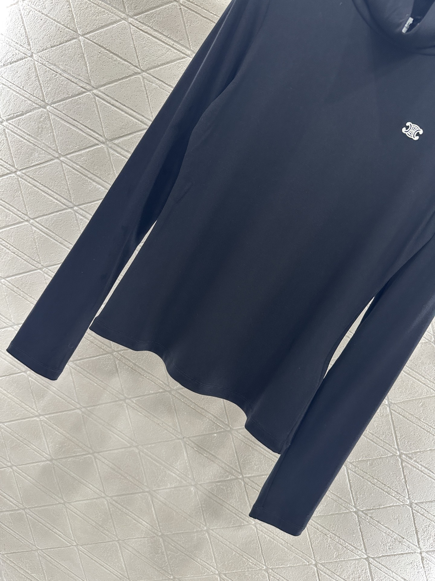 ♥Celim*♥2025新品上架 修身凯旋门高领打底衫定制YB进口天丝棉材质 质感舒适 弹力十足 修身高