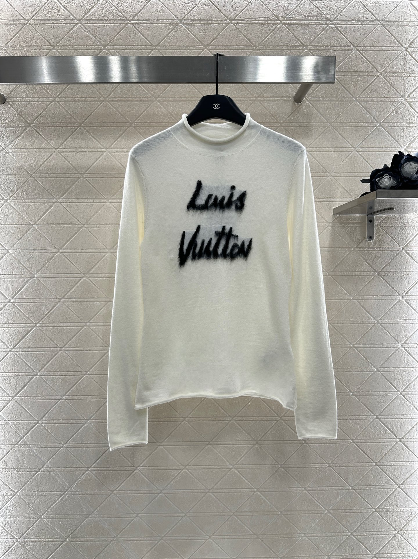 ♥Louis Vuitto*♥2025新品上架 字母针织长袖上衣定制YB羊绒羊毛纱线织造 质感高级 舒适