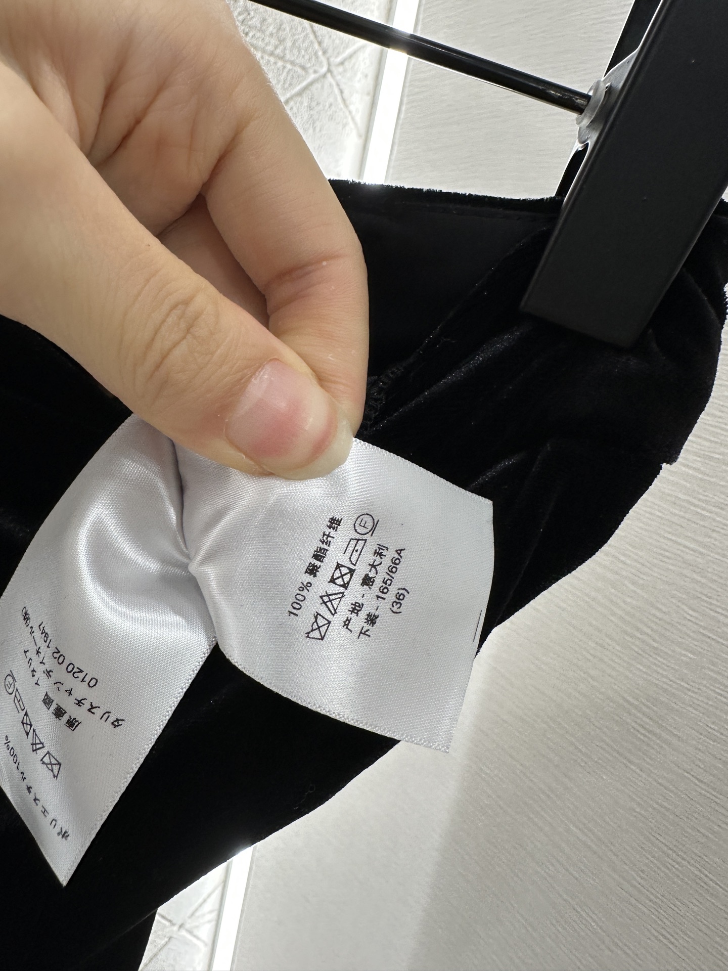 ♥Dio*♥2025新品上架 织带丝绒直筒长裤定制YB进口丝绒材质 质感光泽 穿搭舒适 直筒长裤版型 修