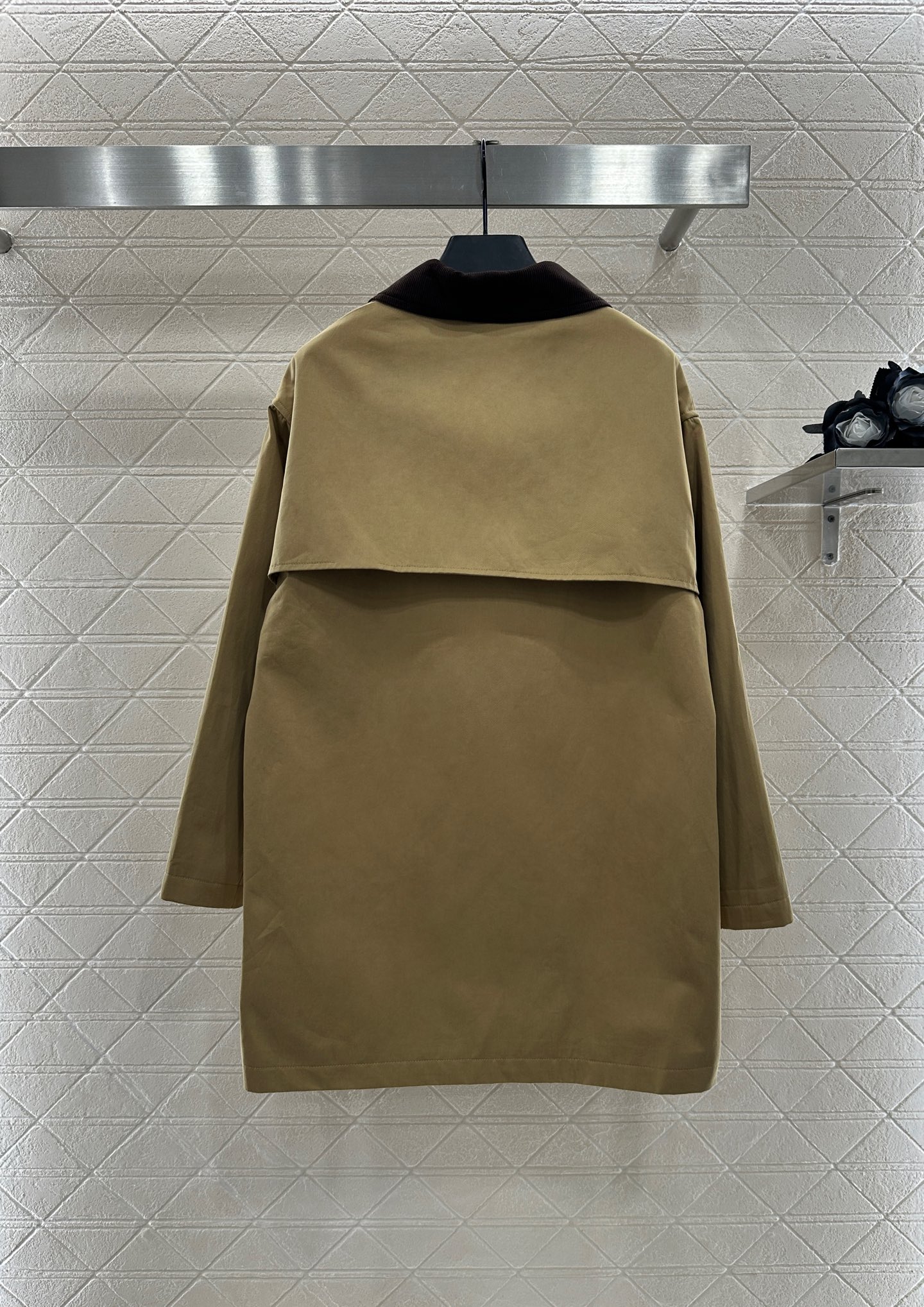 ♥Miumi*♥2025新品上架 灯芯绒领衣外套定制YB斜纹全棉材质 工艺处理 挺括有型 质感高级 翻领