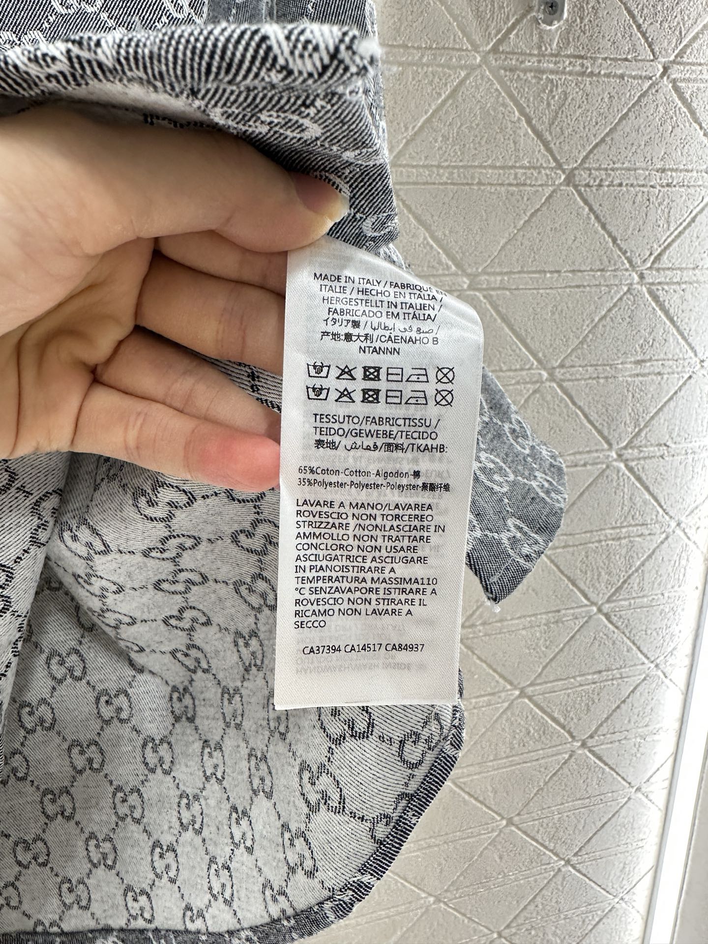 ♥Gucc*♥2025新品上架 提花牛仔衬衣长裤套装定制YB进口提花材质 质感高级 穿搭舒适 翻领衬衫直