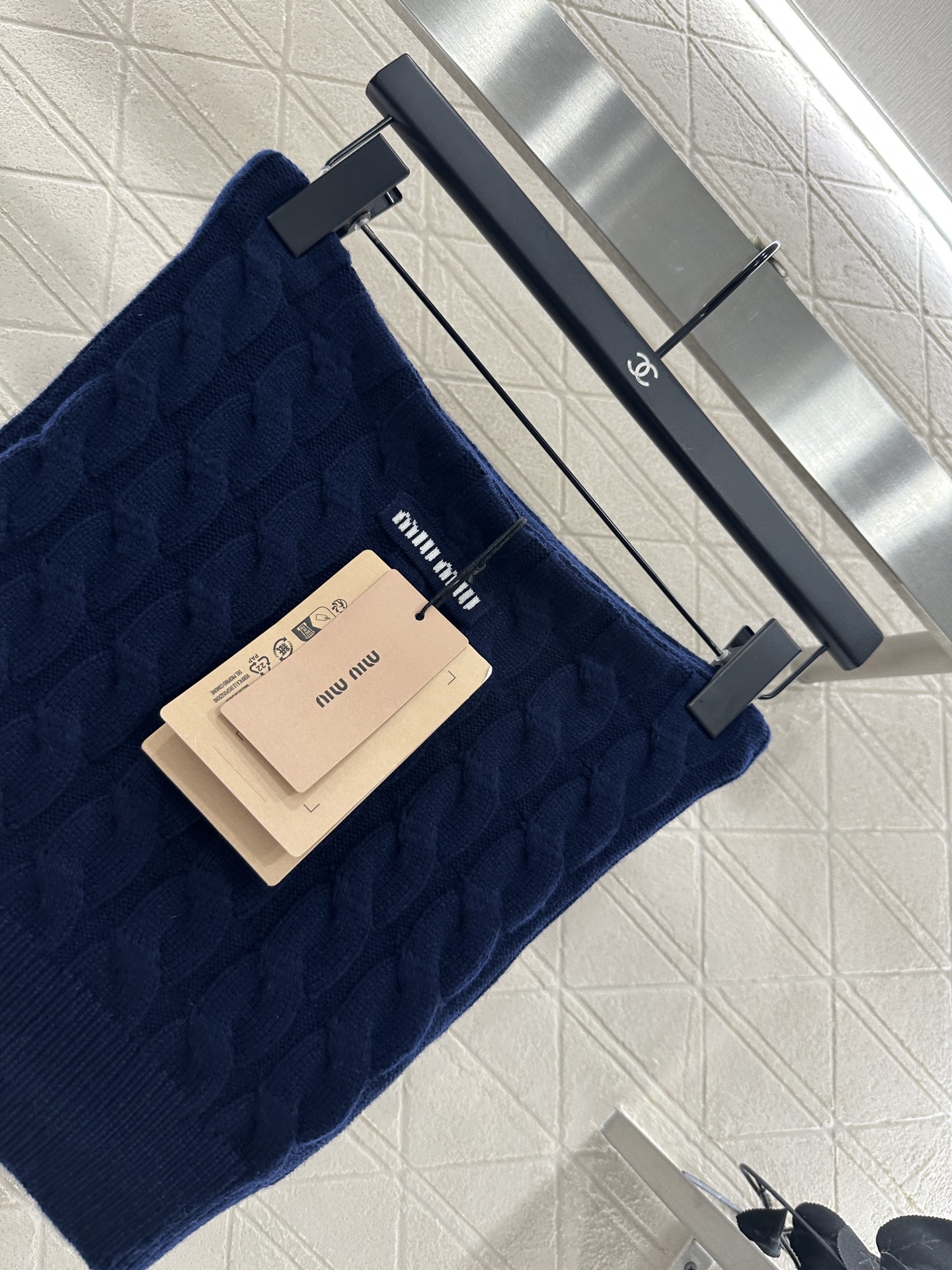 ♥Miumi*♥2025新品上架 麻花钩织抹胸定制YB羊毛纱线材质 穿搭舒适 质感十足 平口抹胸裁剪 上