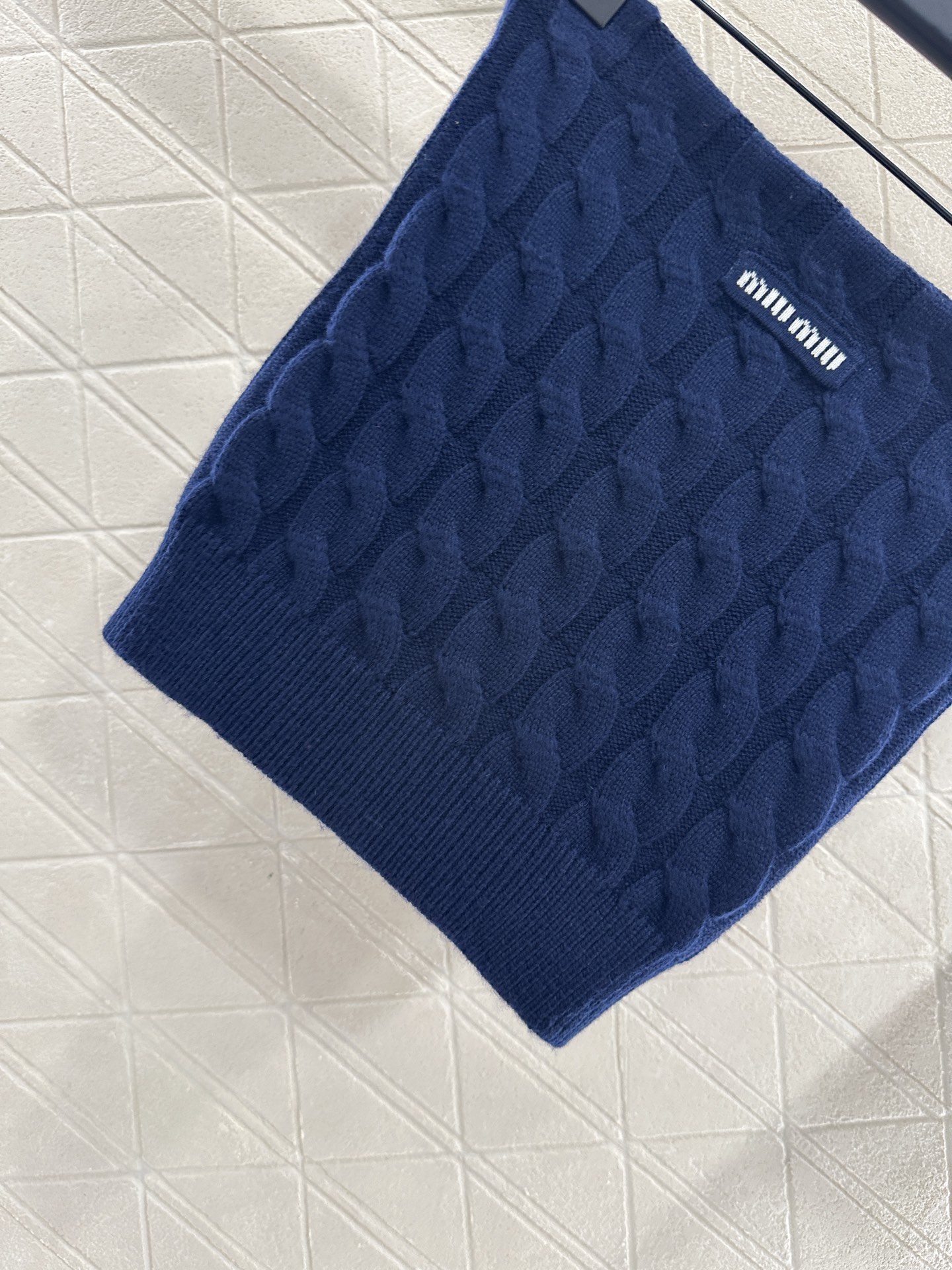 ♥Miumi*♥2025新品上架 麻花钩织抹胸定制YB羊毛纱线材质 穿搭舒适 质感十足 平口抹胸裁剪 上