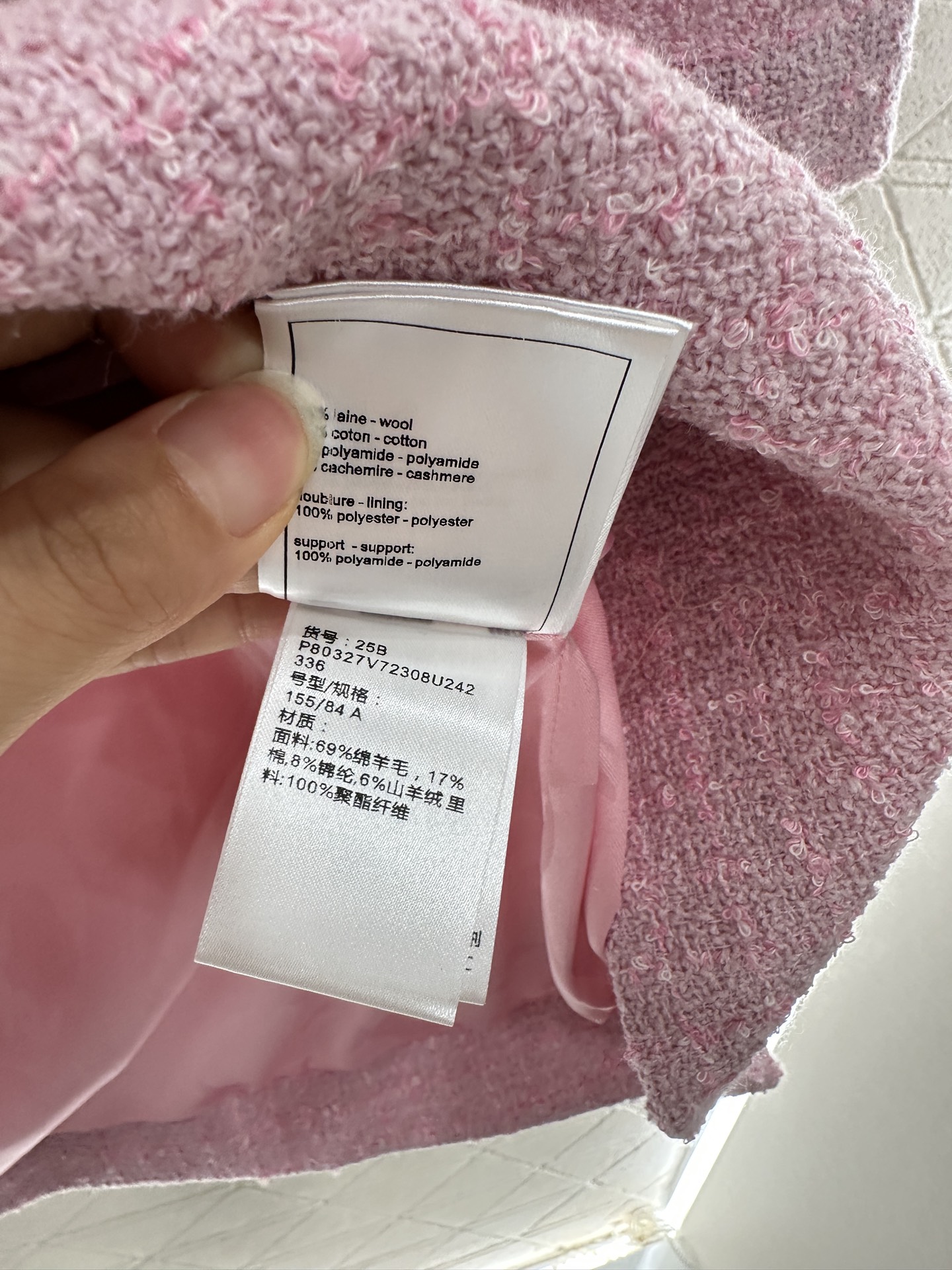 ♥Chane*♥2025新品上架 中袖圆领洋装连衣裙定制YB进口羊毛呢材质 质感高级 穿搭洋气 洋装名媛