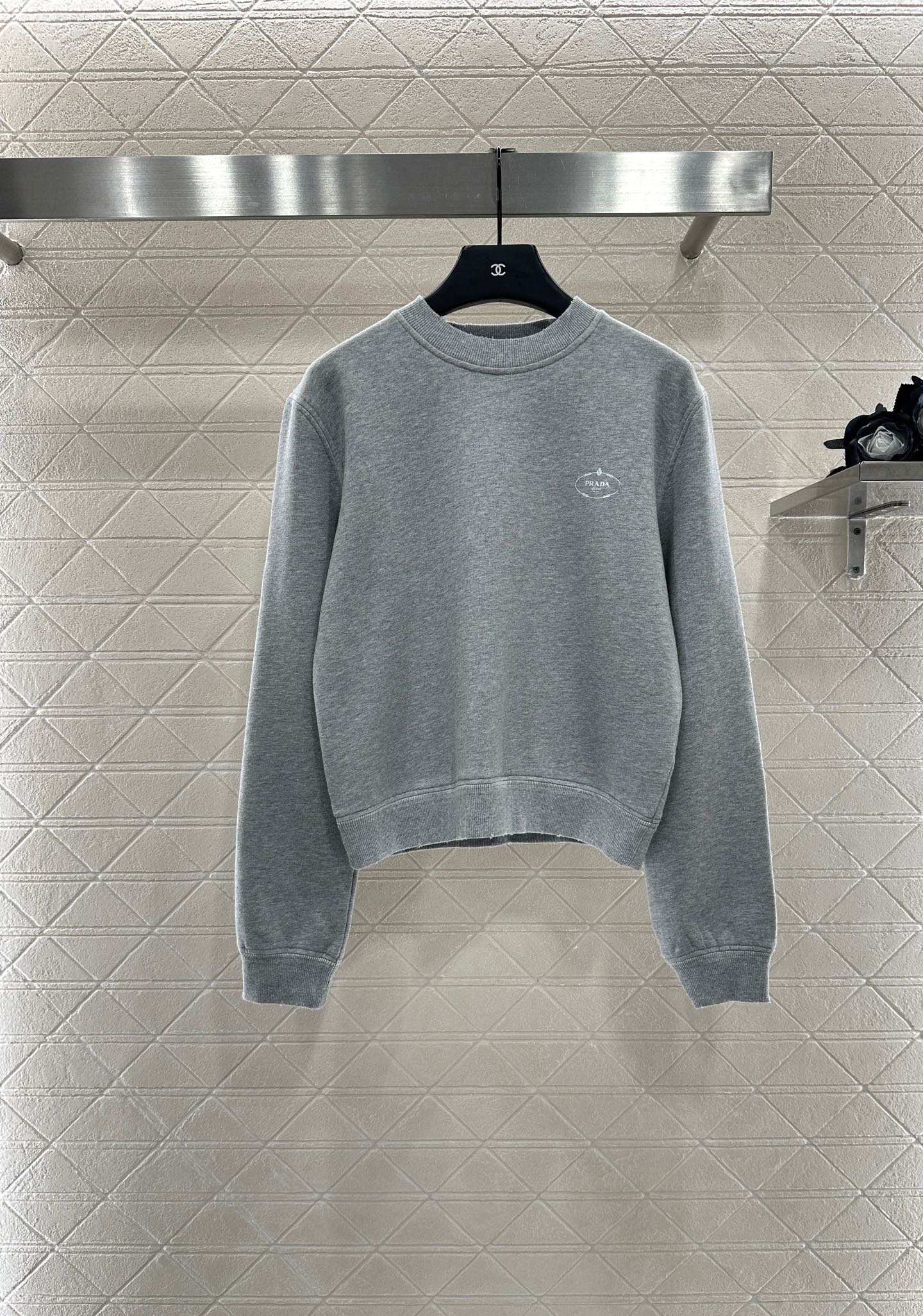 ♥prad*♥2025新品上架 素色套头卫衣长裤套装定制YB进口原生全棉材质 质感细腻 舒适好穿 套头卫