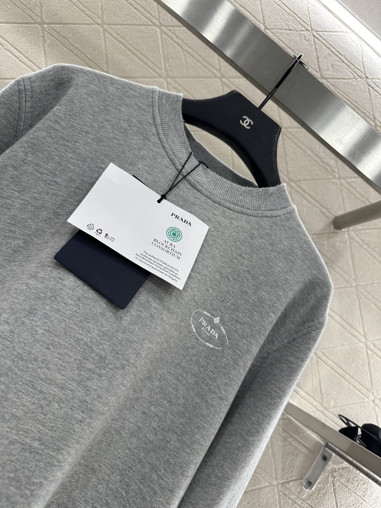 ♥prad*♥2025新品上架 素色套头卫衣长裤套装定制YB进口原生全棉材质 质感细腻 舒适好穿 套头卫