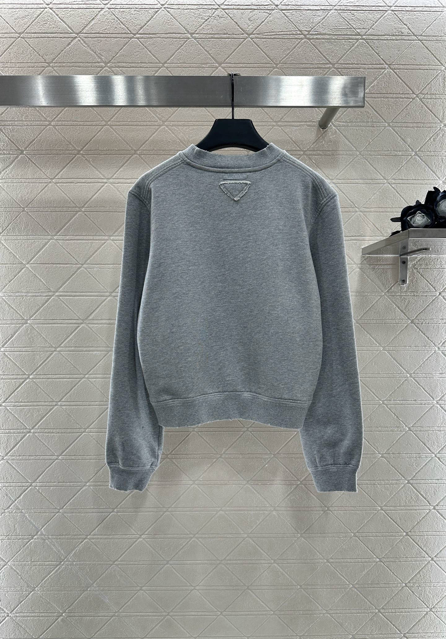 ♥prad*♥2025新品上架 素色套头卫衣长裤套装定制YB进口原生全棉材质 质感细腻 舒适好穿 套头卫