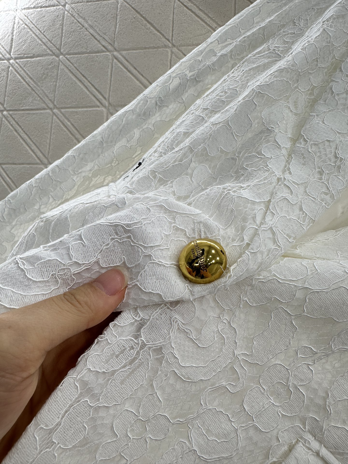 ♥Dio*♥2025新品上架 绣花翻领西装外套定制YB进口绣花材质 质感光泽 垂感更强 品相高级 翻领正