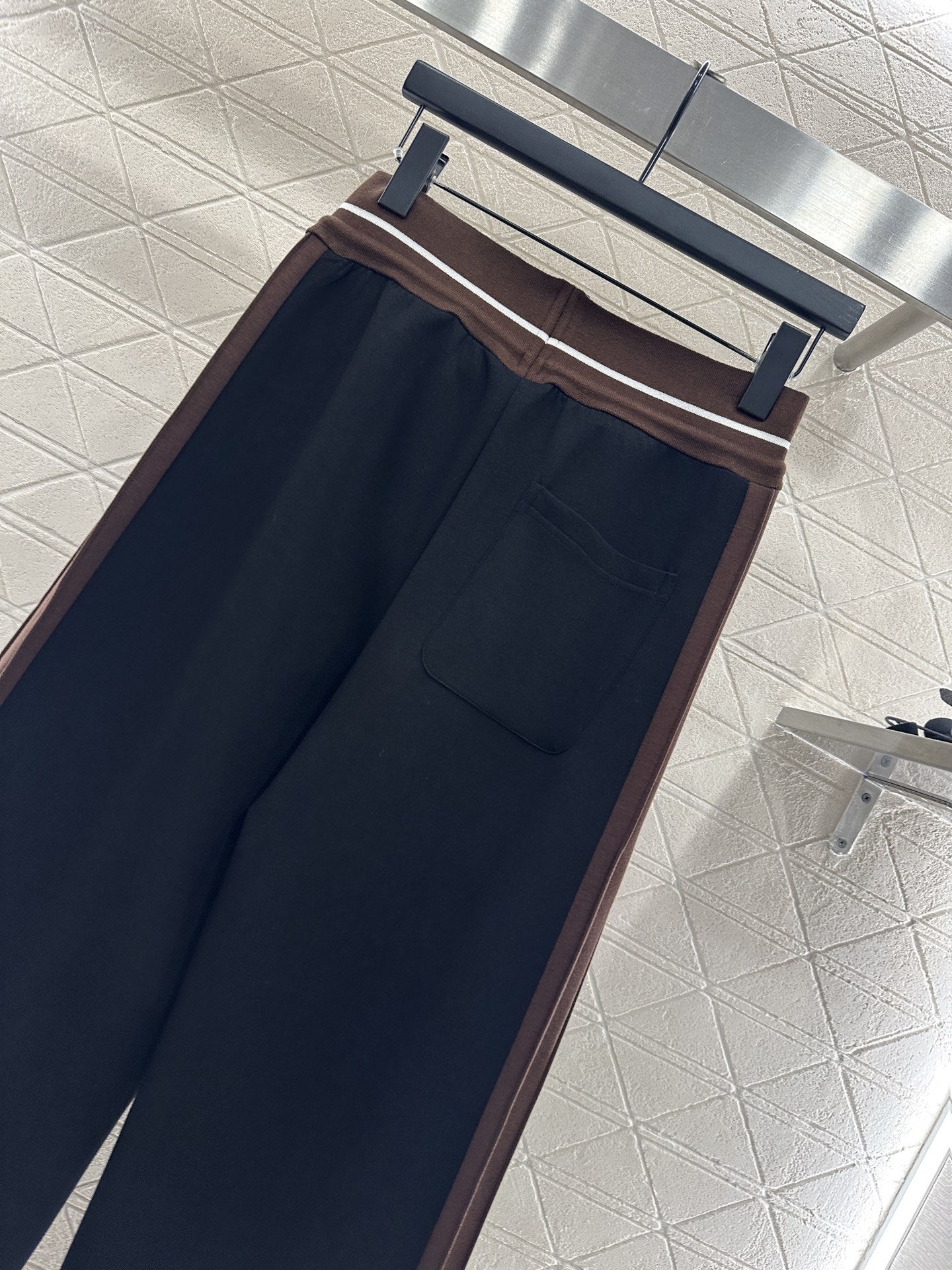 ♥Loew*♥2025新品上架 抽绳织带阔腿长裤定制YB进口全棉材质 面料柔挺舒适 垂顺有型 高腰抽绳阔