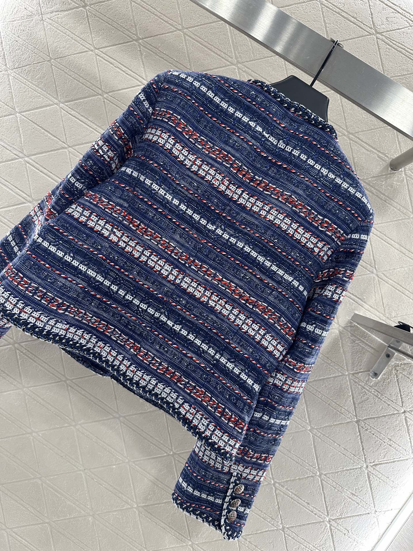 ♥Chane*♥2025新品上架 粗纺捆边洋装外套定制YB进口粗纺羊毛呢材质 肌理明显 毛料肉眼可见 质