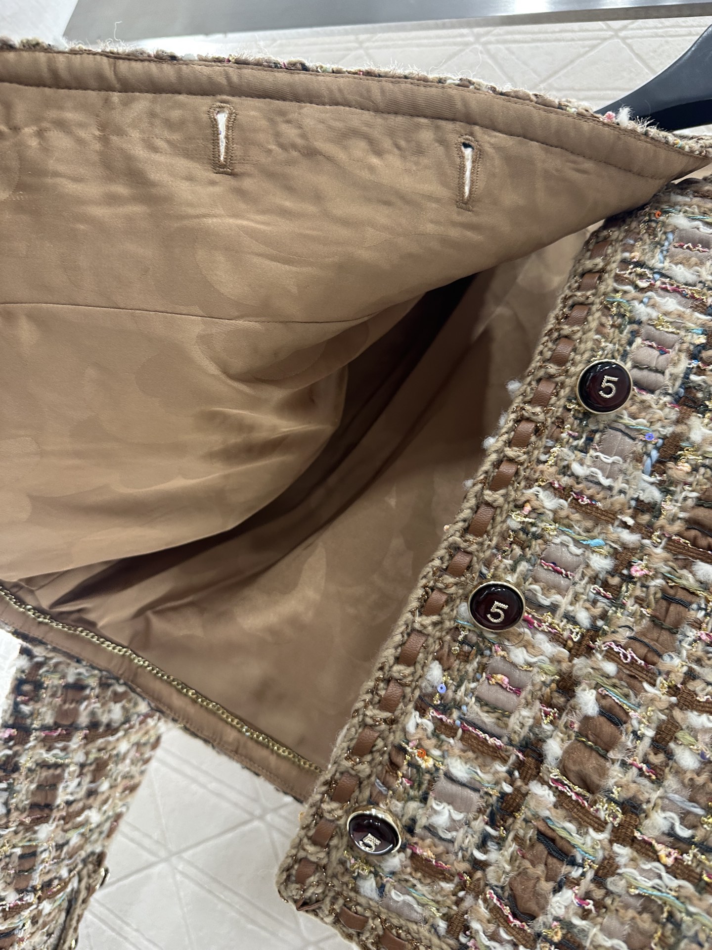 ♥Chane*♥2025新品上架 粗纺捆边洋装外套定制YB进口粗纺羊毛呢材质 肌理明显 毛料肉眼可见 质