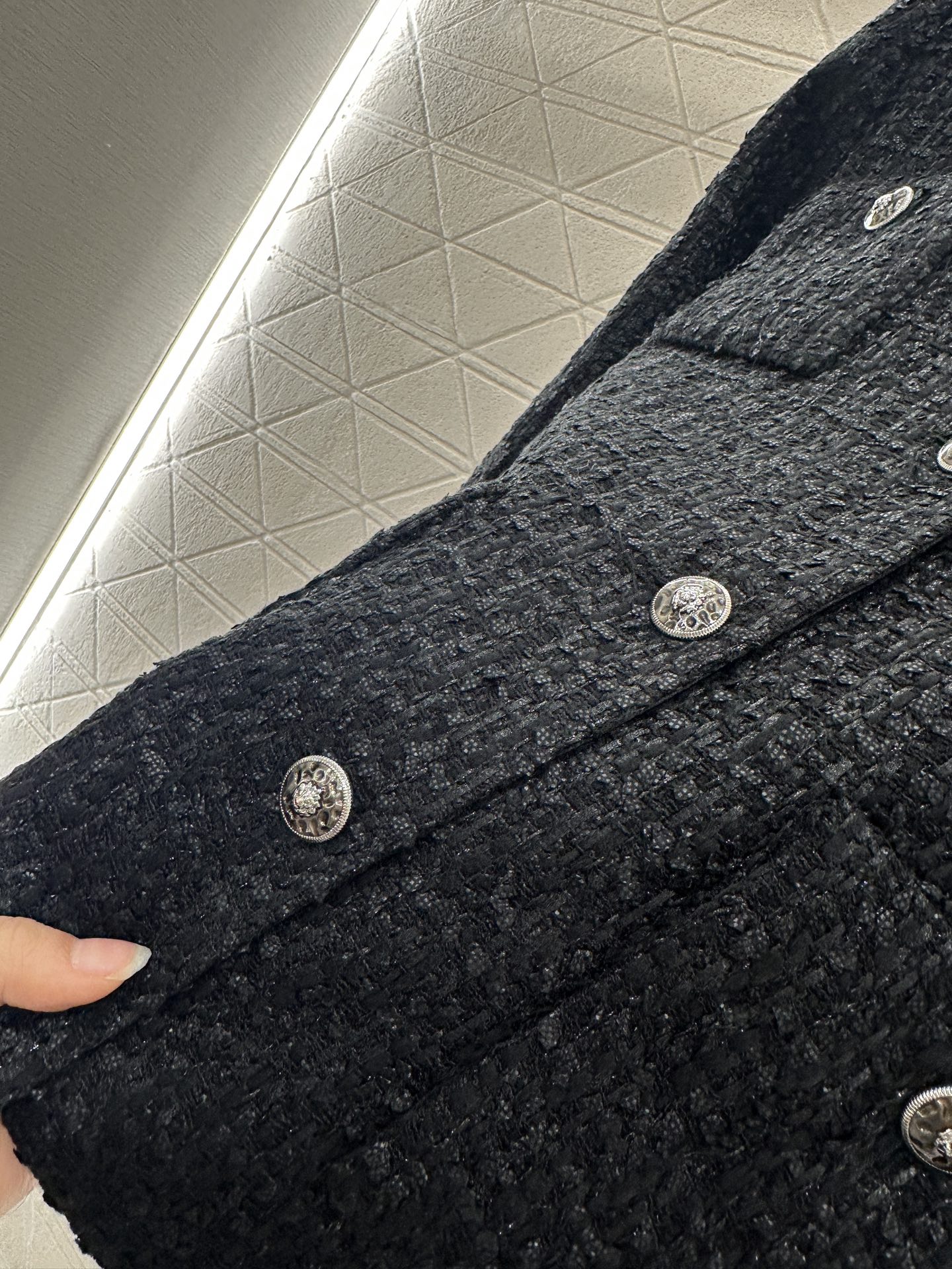 ♥Chane*♥2025新品上架 圆领腰带编织洋装定制YB进口粗纺羊毛呢材质 质感高级 品相十足 小圆领