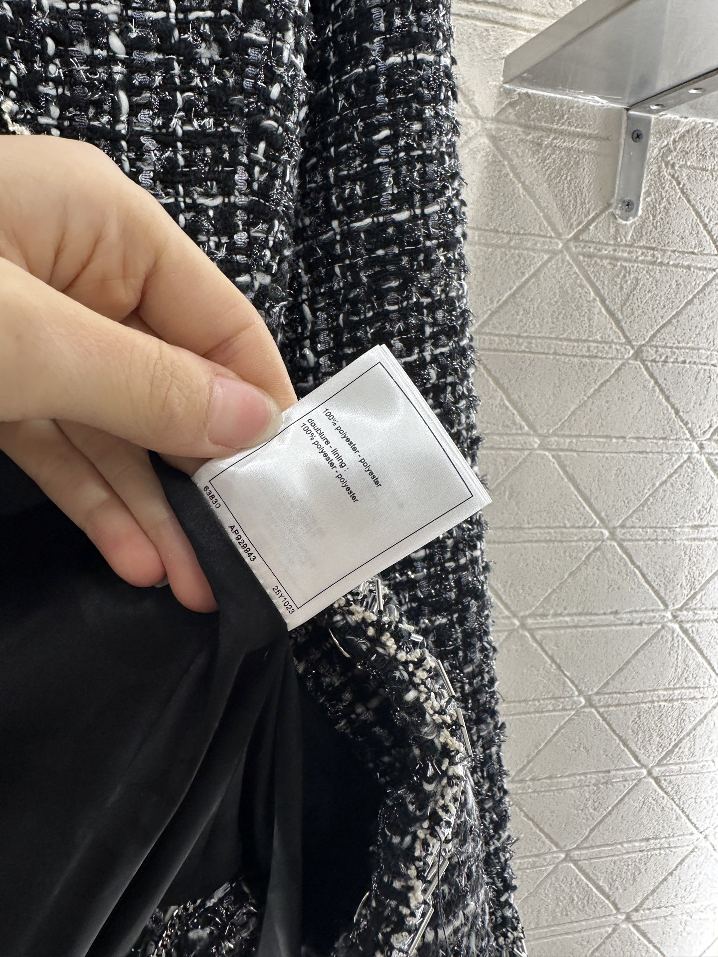 ♥Chane*♥2025新品上架 腰带捆边编织洋装外套定制YB进口粗纺羊毛呢材质 肌理明显 毛料肉眼可见