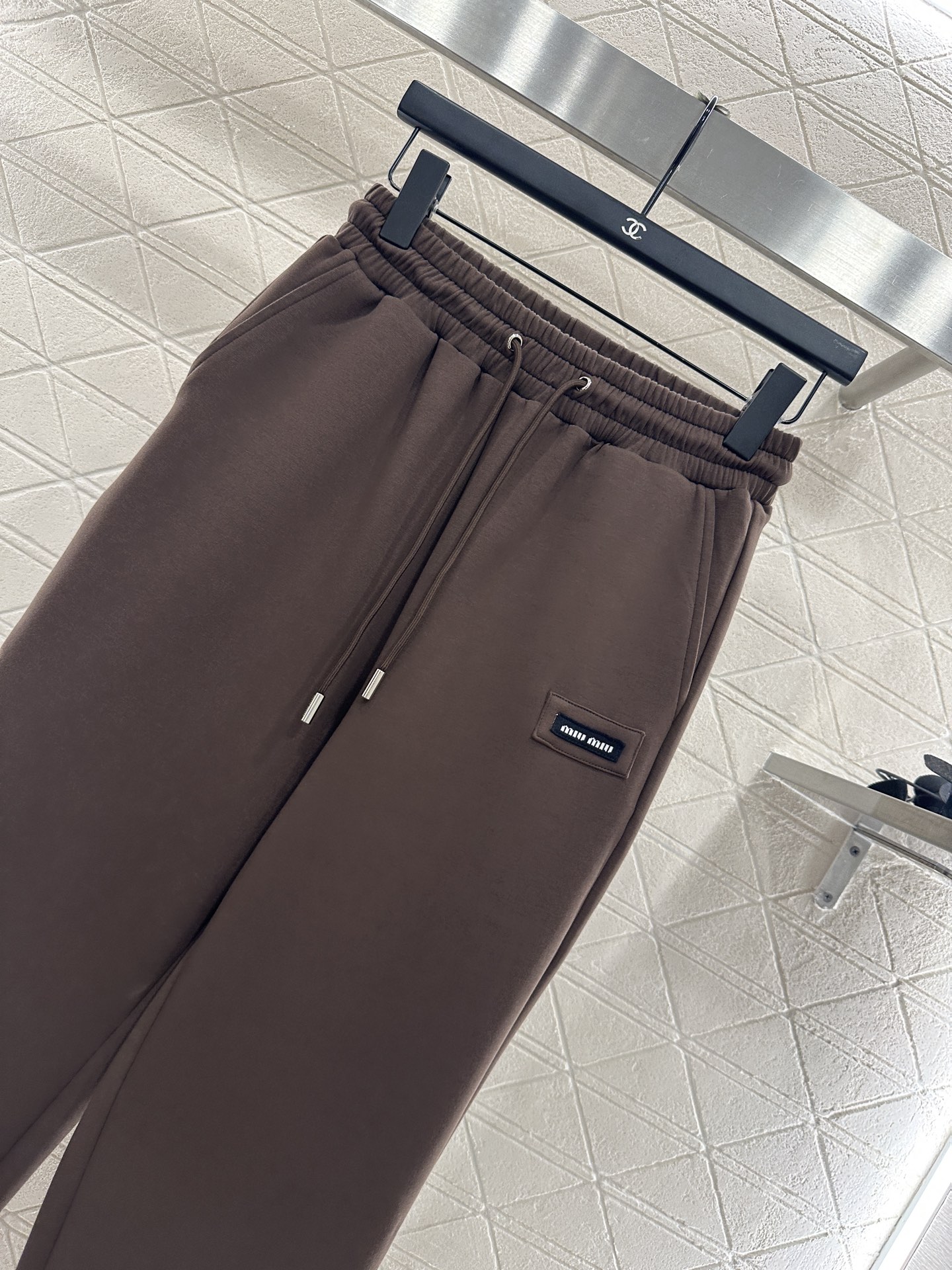 ♥Miumi*♥2025新品上架 连帽外套长裤套装定制YB斜纹全棉材质 质感光泽 品相高级 宽松廓形连帽