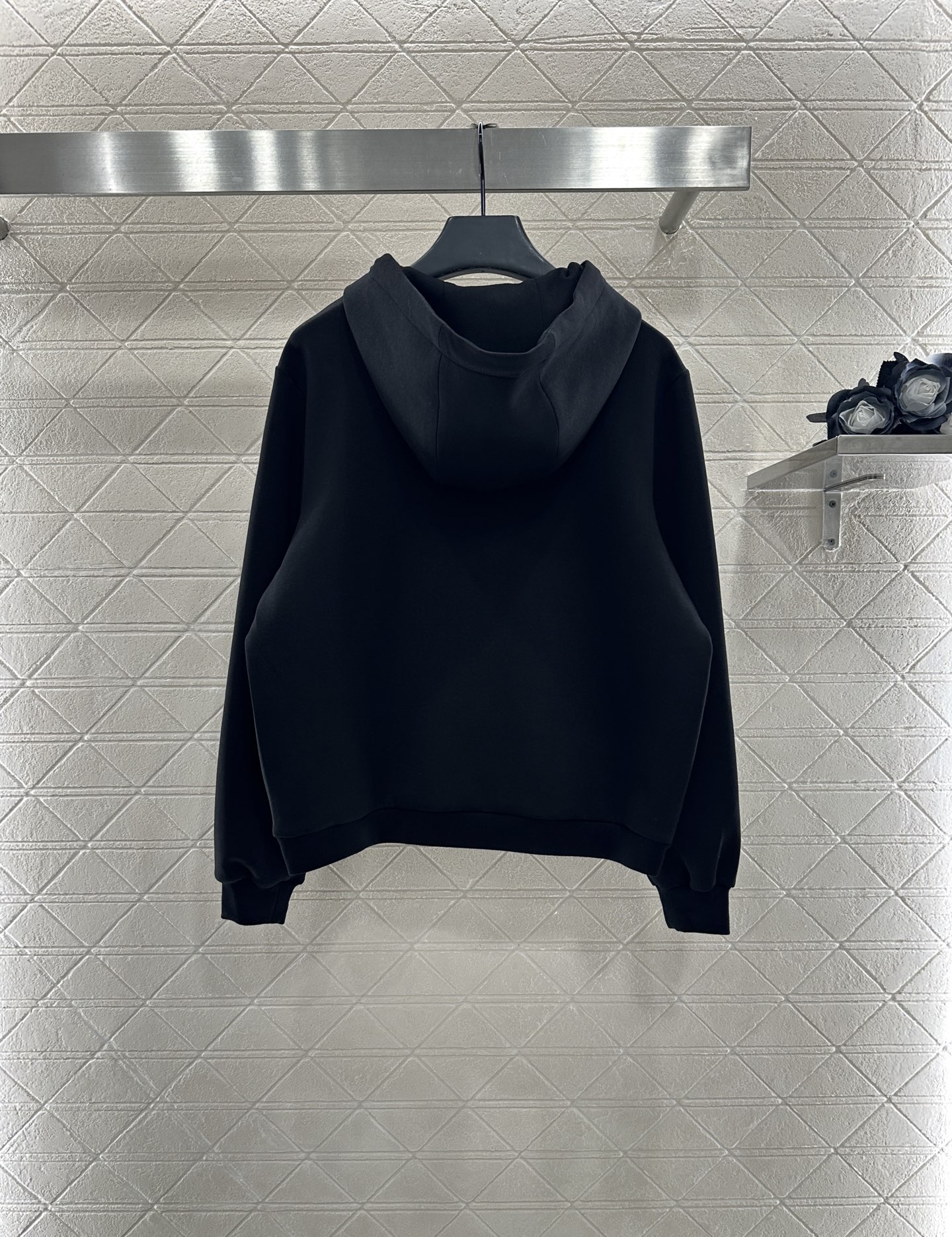 ♥Miumi*♥2025新品上架 连帽外套长裤套装定制YB斜纹全棉材质 质感光泽 品相高级 宽松廓形连帽