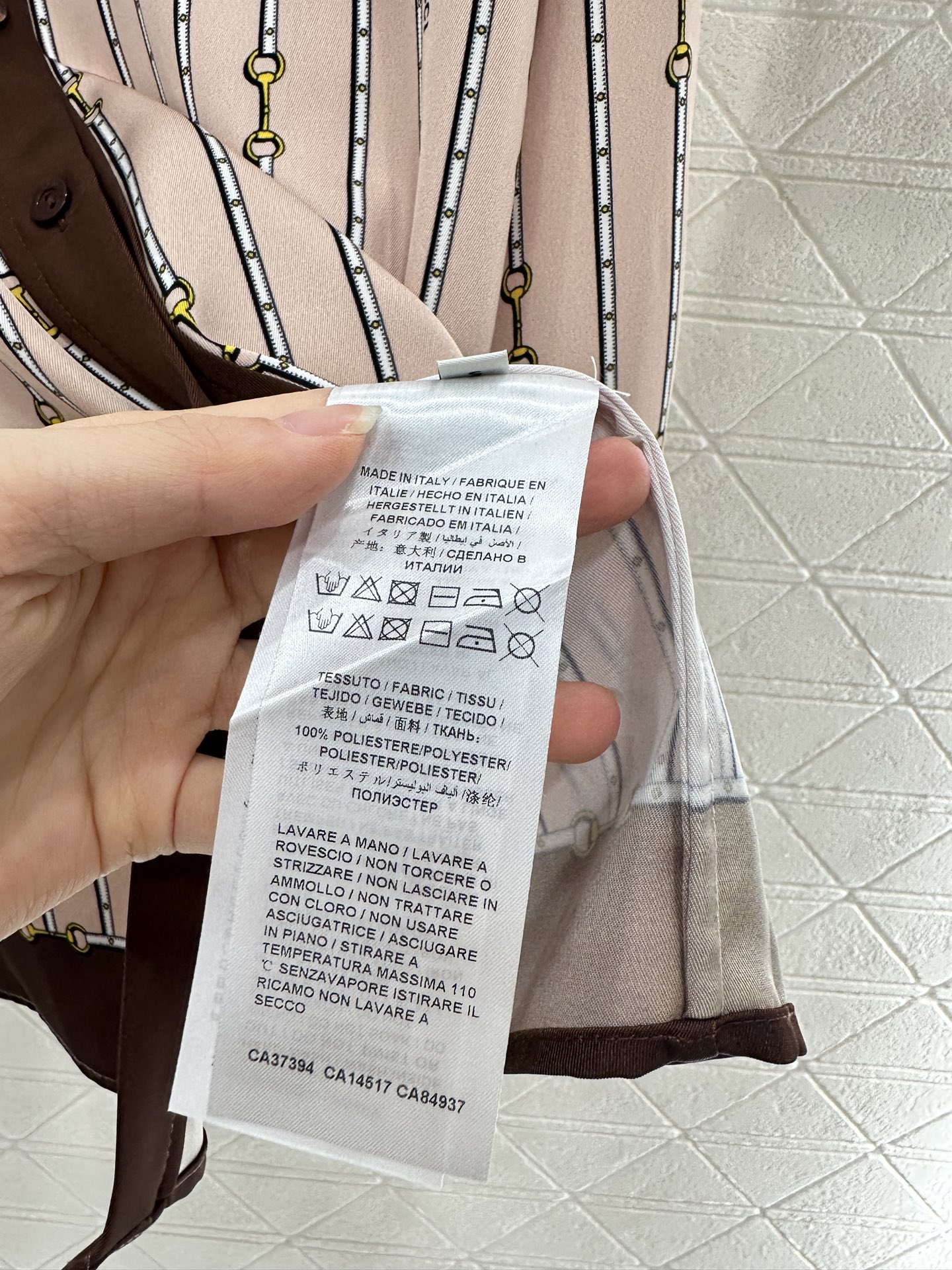 ♥Guc*♥2025新品上架 撞色印花衬衣长裤套装定制YB斜纹稠材质 柔软亲肤 垂坠飘逸 通体印花工艺处