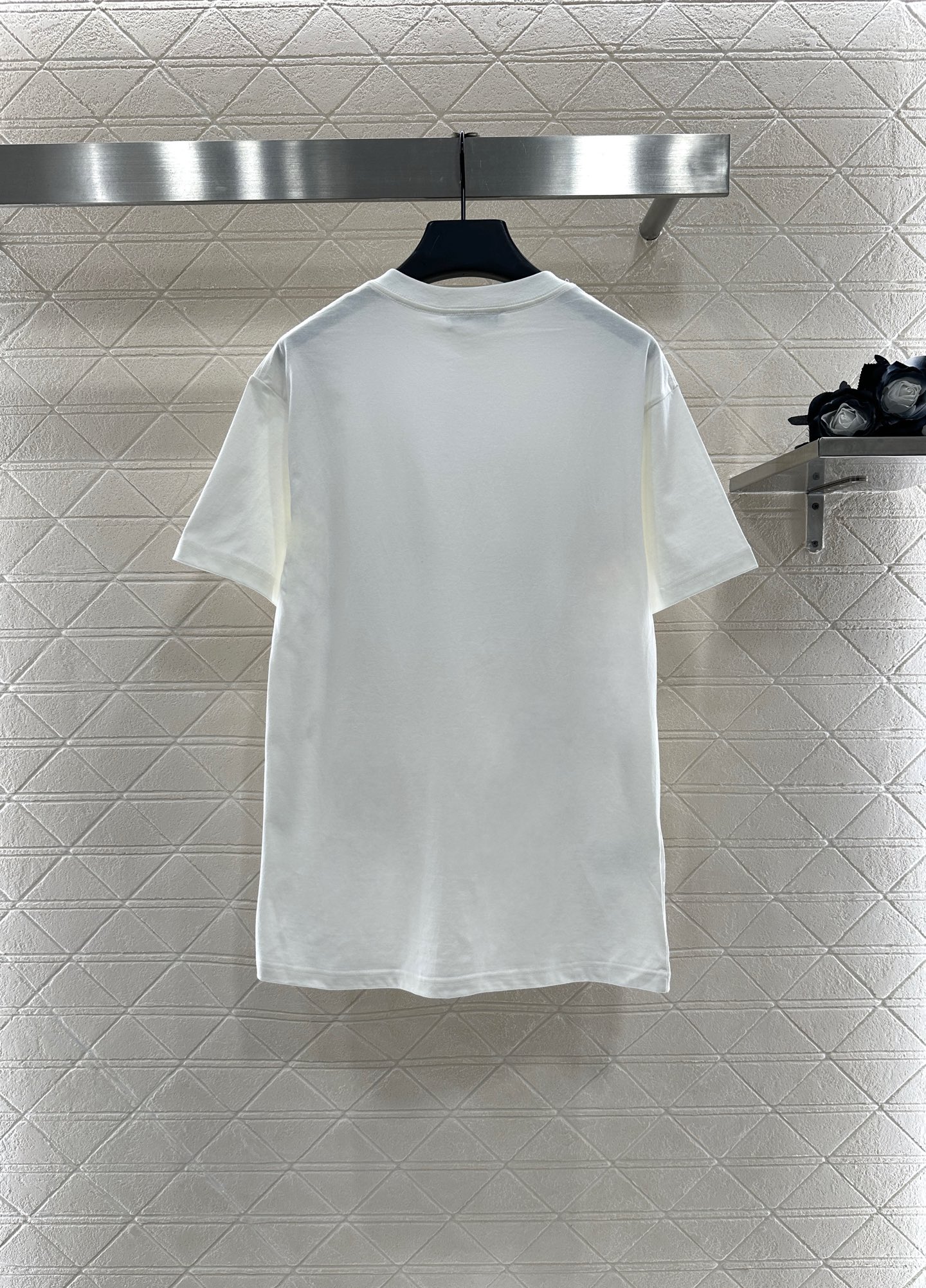 ♥Dio*♥2025新品上架 圆领印花𝑇𝑒𝑒定制YB原生全棉材质 质感高级 柔软舒适 宽松短袖T恤裁剪 