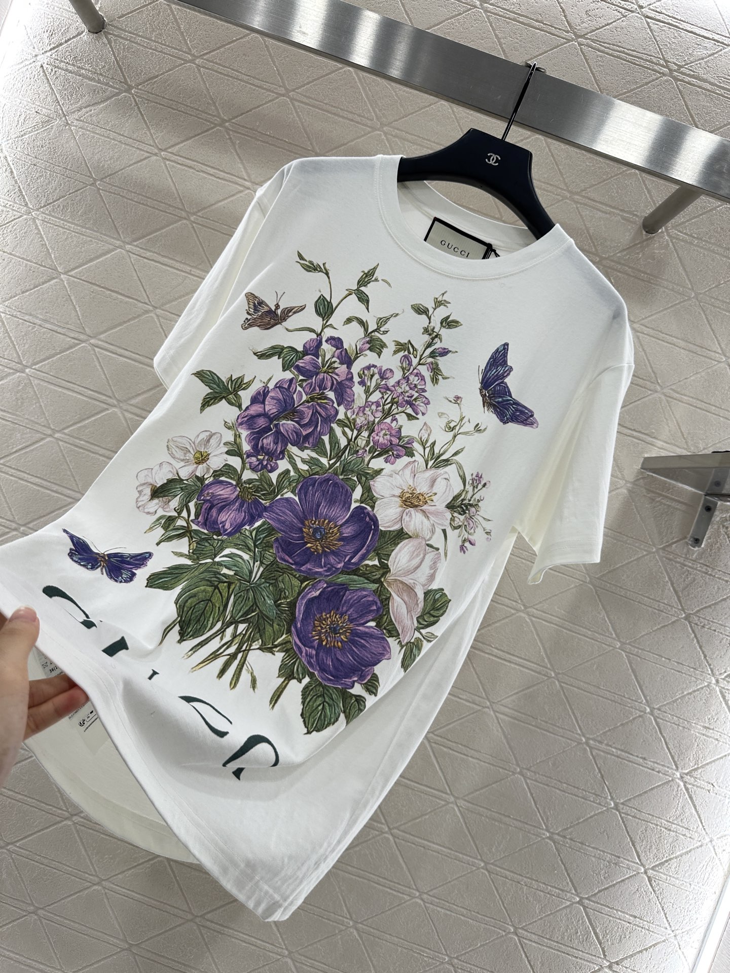 ♥Gucc*♥2025新品上架 印花圆领𝑇𝑒𝑒定制YB原生全棉材质 透气舒适 质感十足 廓形宽松over