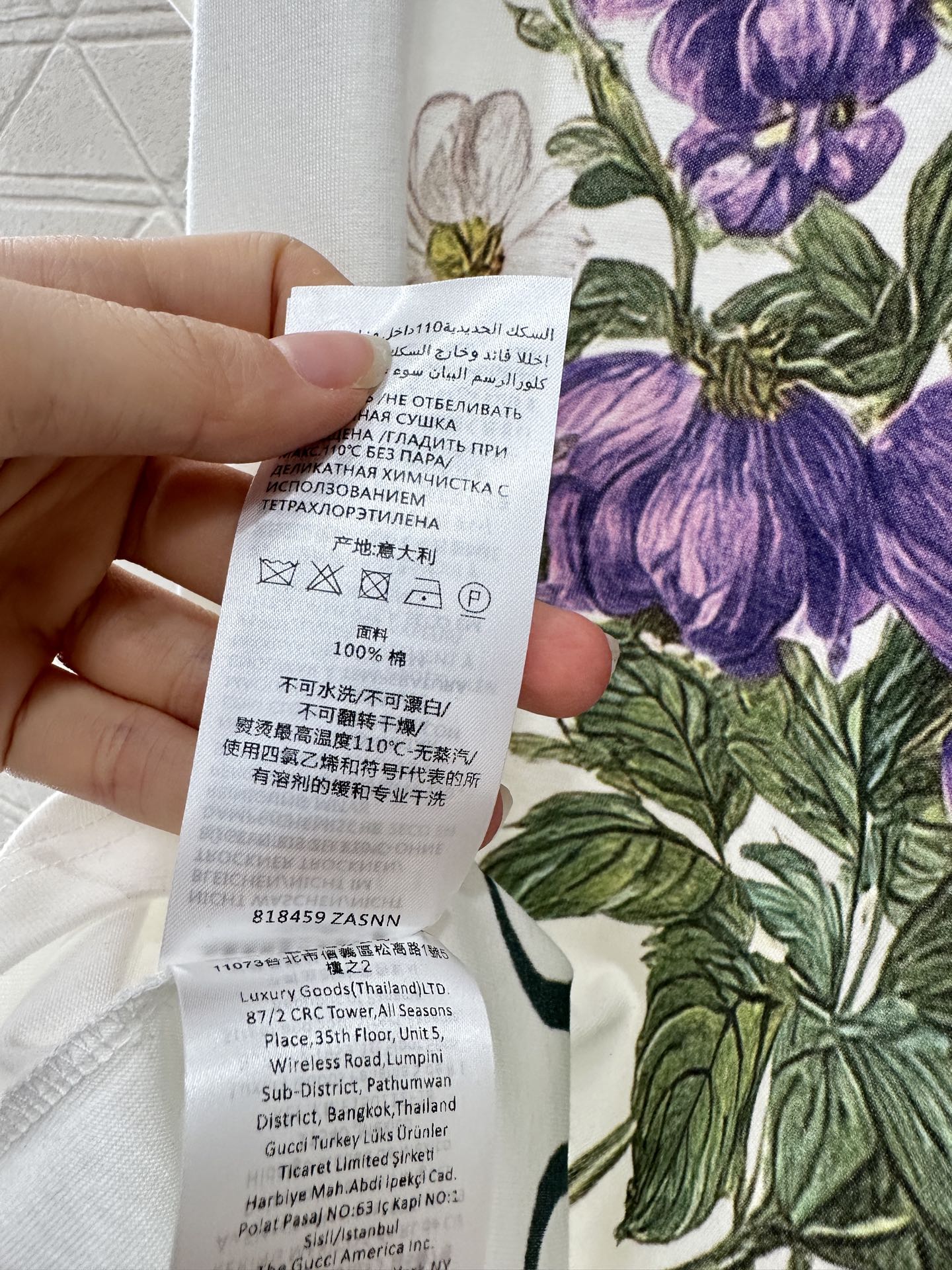 ♥Gucc*♥2025新品上架 印花圆领𝑇𝑒𝑒定制YB原生全棉材质 透气舒适 质感十足 廓形宽松over