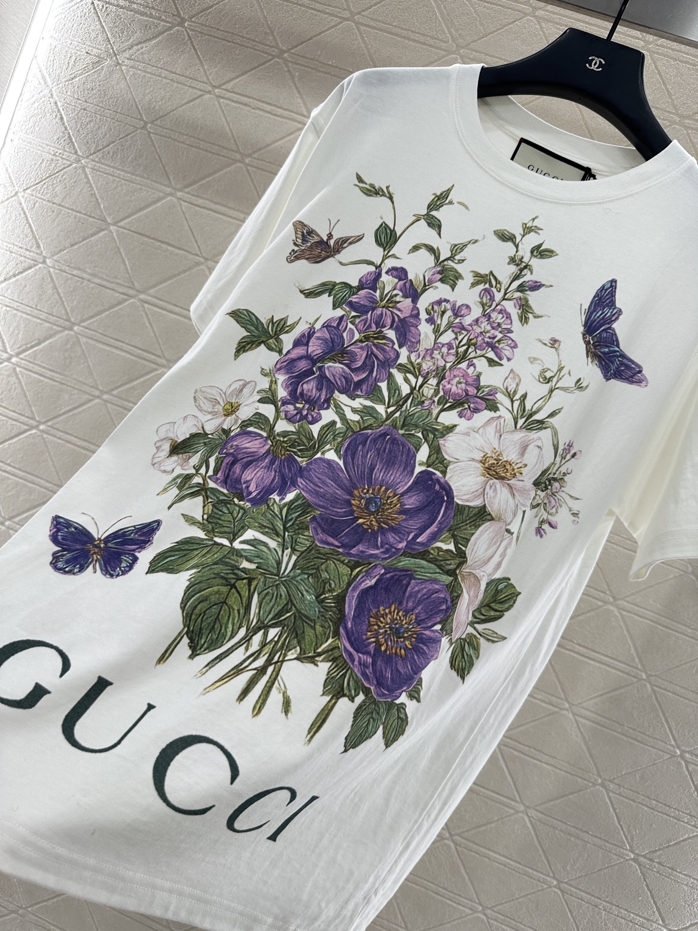 ♥Gucc*♥2025新品上架 印花圆领𝑇𝑒𝑒定制YB原生全棉材质 透气舒适 质感十足 廓形宽松over