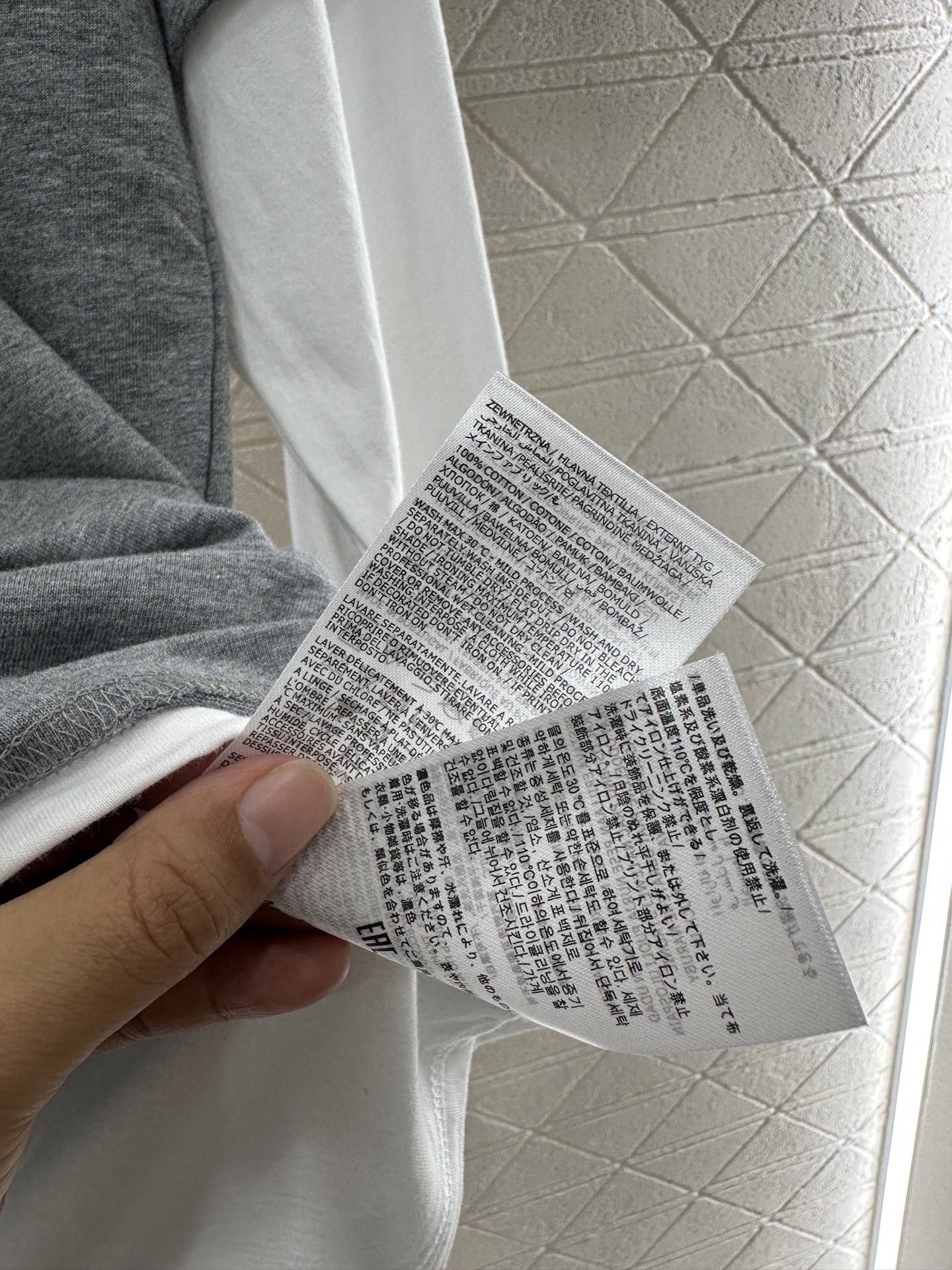 ♥Jil sande*♥2025新品上架 假两件撞色印花长袖定制YB斜纹全棉材质 透气舒适 质感十足 假