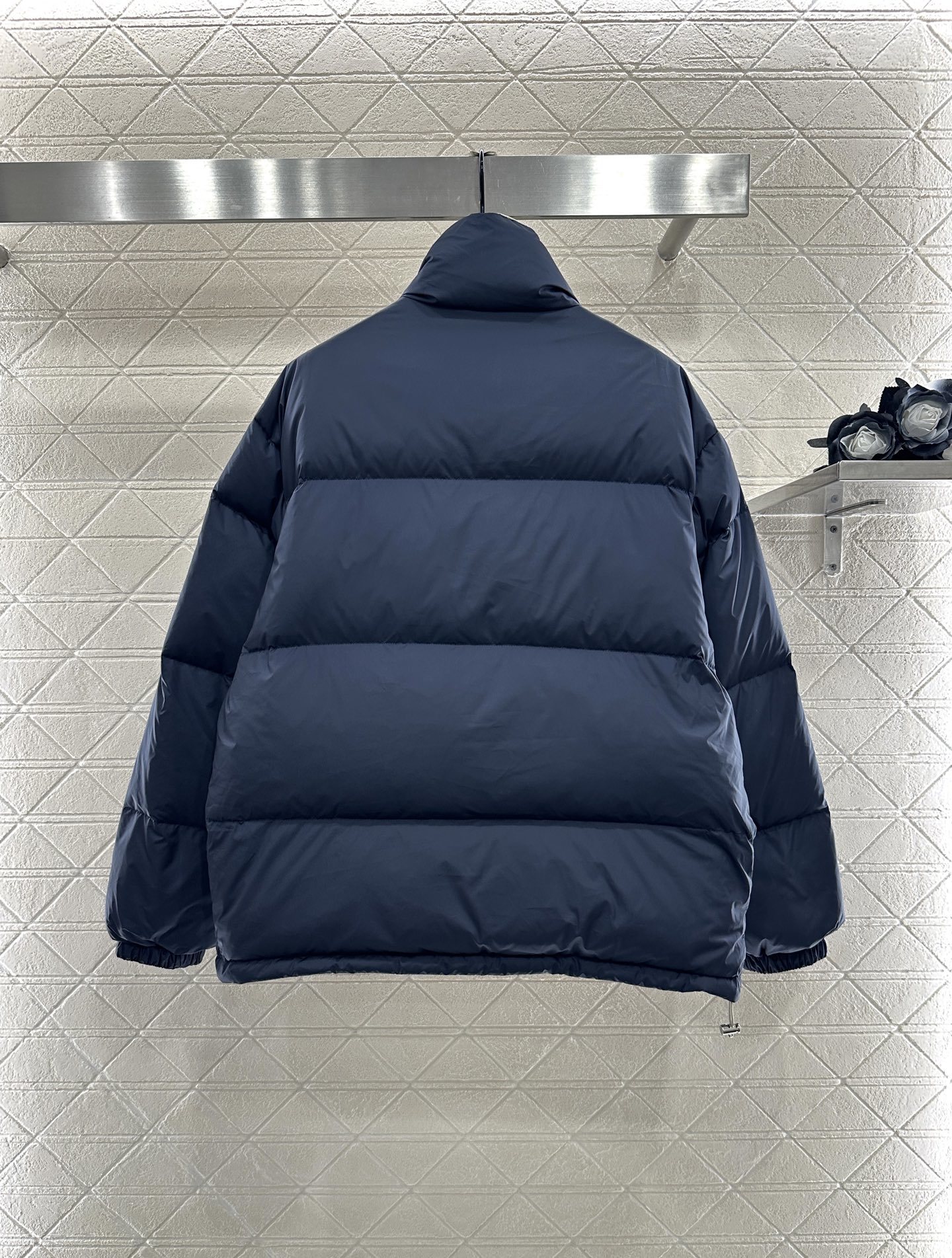 ♥Miumi*♥2025新品上架 立领两面穿羽绒服定制YB防风防水尼龙材质 白鹅绒填充内里 整件轻盈保暖