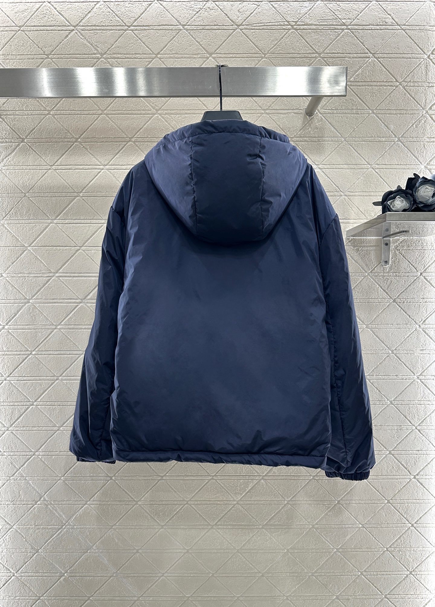 ♥prad*♥2025新品上架 连帽羽绒棉服外套定制YB防风防水尼龙材质 质感上乘 连帽拉链外套版型 成