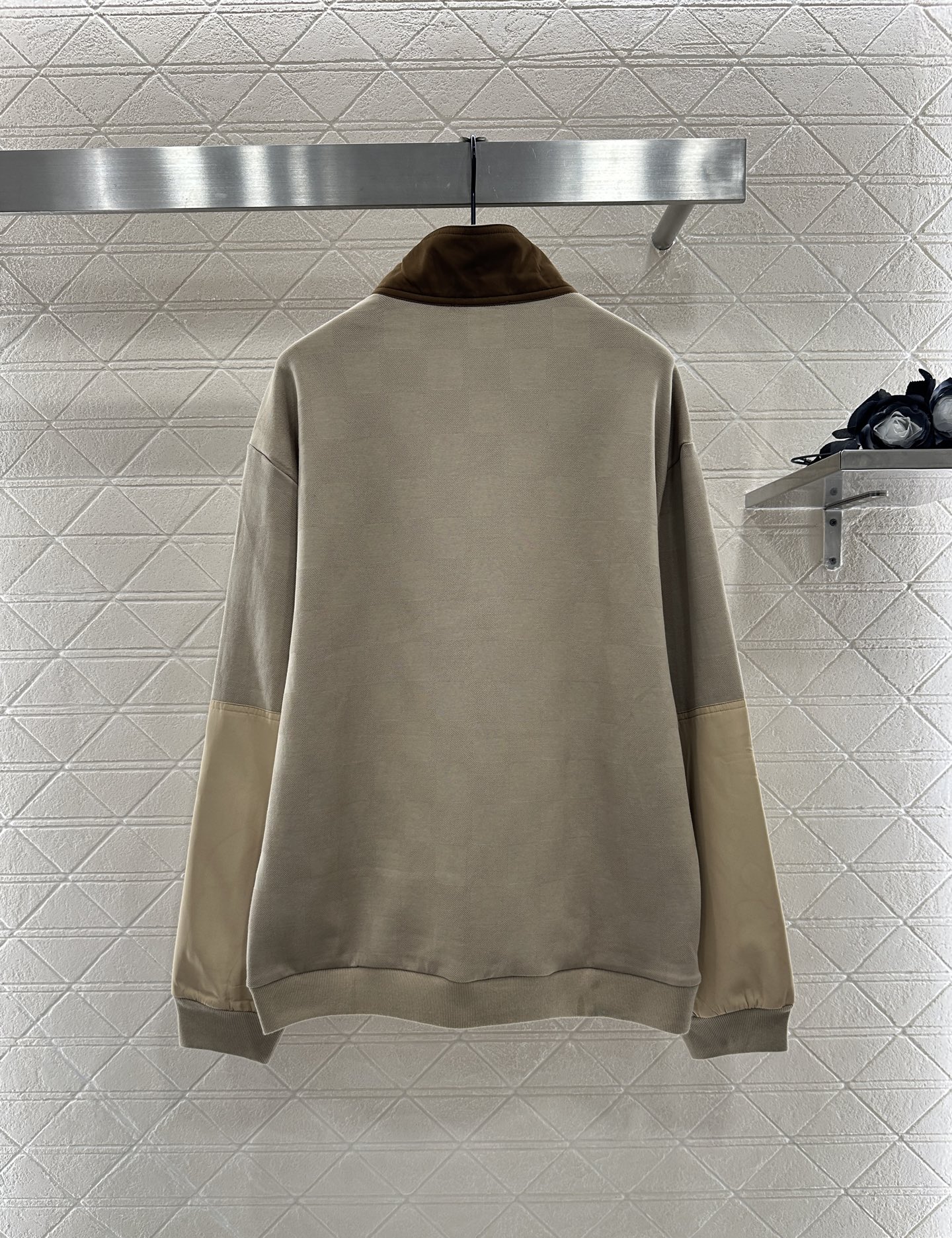 ♥Louis Vuitto*♥2025新品上架 复古撞色拉链卫衣定制YB原生全棉材质 质感高级 久洗不易