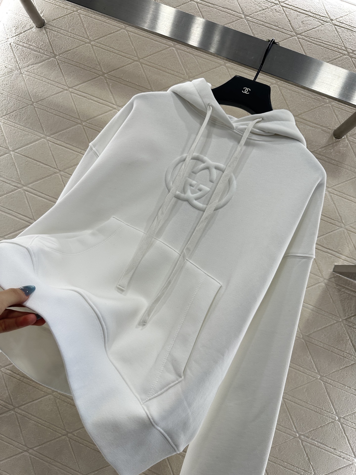 ♥Gucc*♥2025新品上架 连帽字母卫衣定制YB原生全棉材质，柔软亲肤，久洗不易变形起球，质感十足，