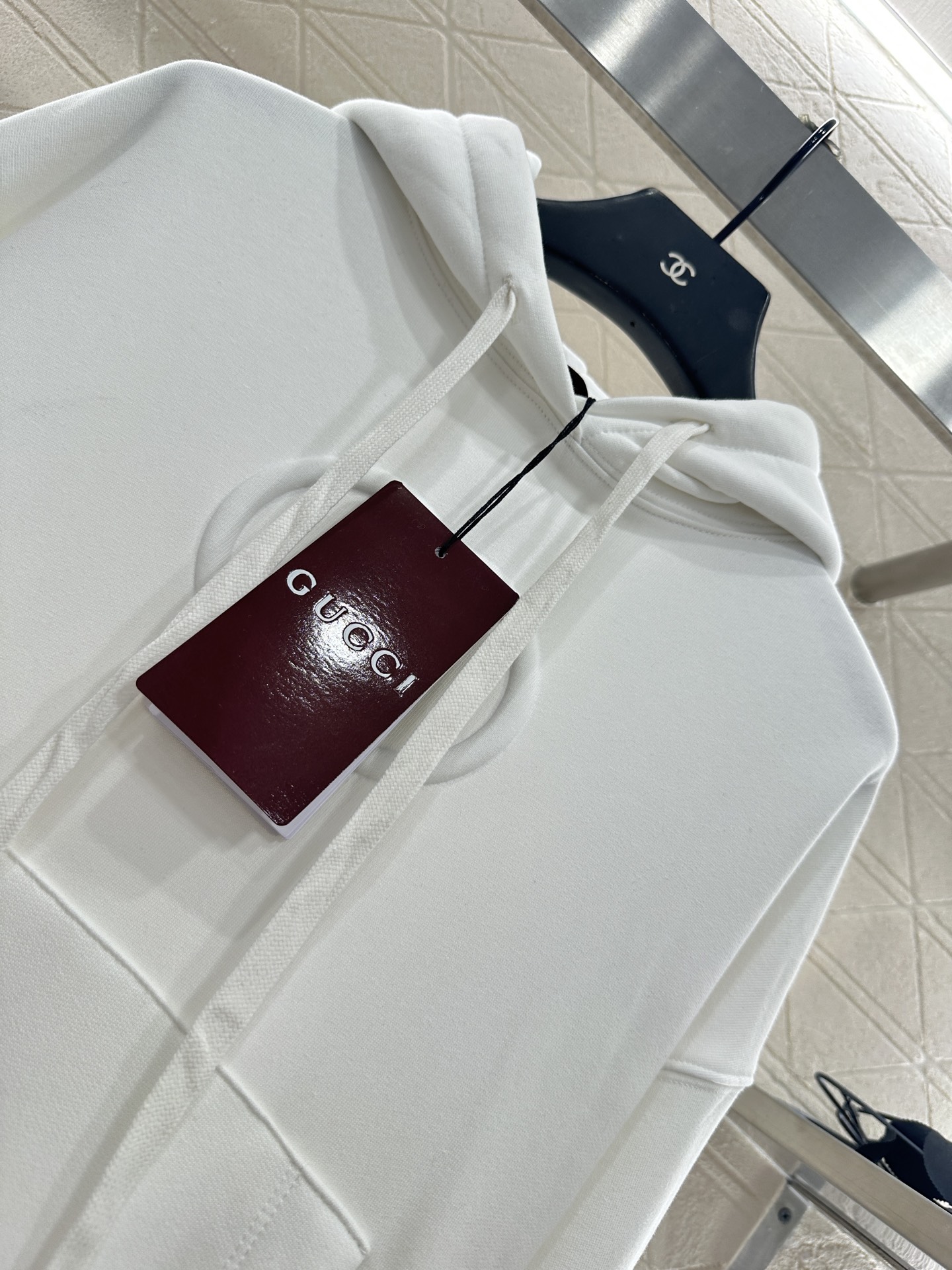 ♥Gucc*♥2025新品上架 连帽字母卫衣定制YB原生全棉材质，柔软亲肤，久洗不易变形起球，质感十足，