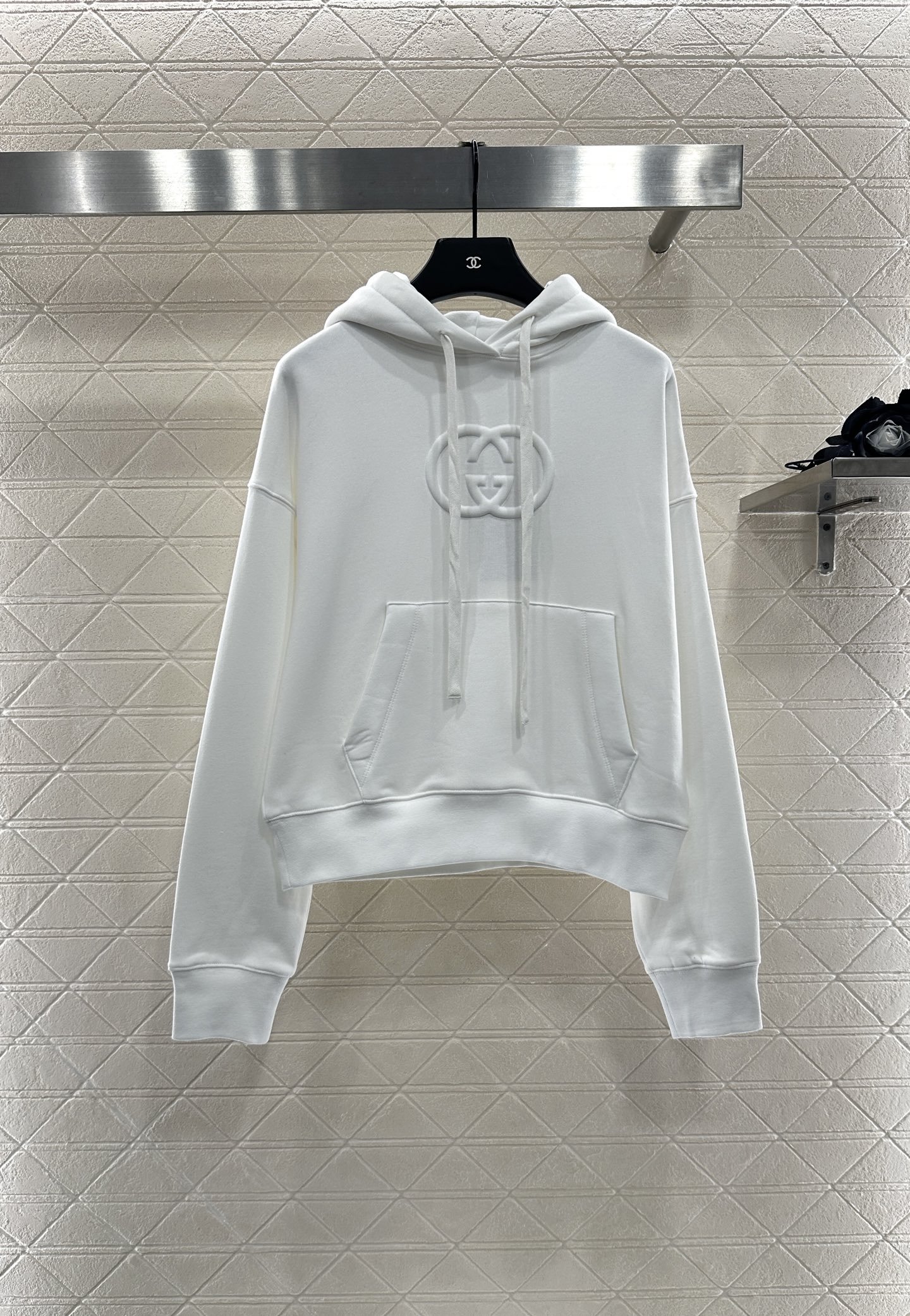 ♥Gucc*♥2025新品上架 连帽字母卫衣定制YB原生全棉材质，柔软亲肤，久洗不易变形起球，质感十足，