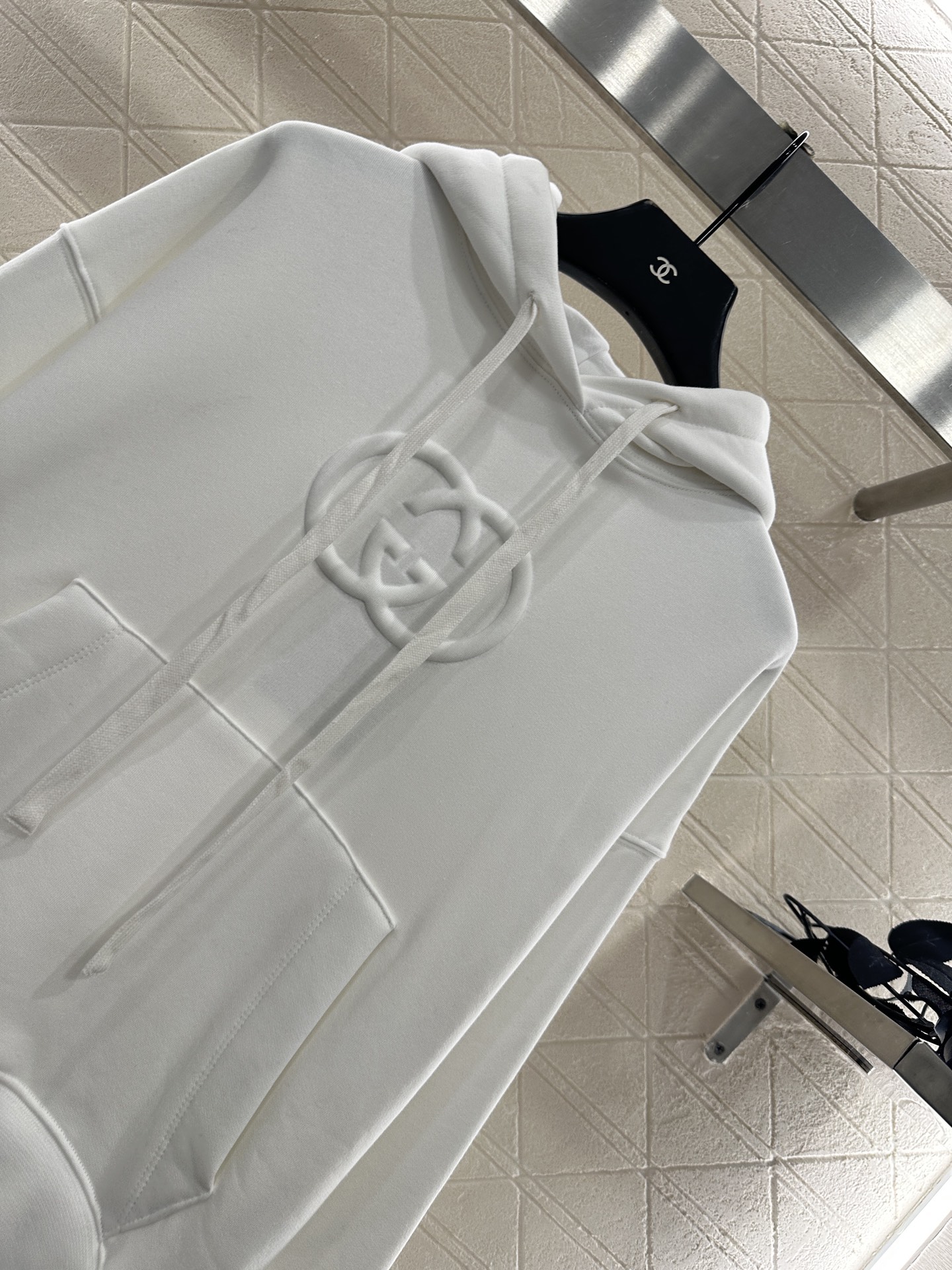 ♥Gucc*♥2025新品上架 连帽字母卫衣定制YB原生全棉材质，柔软亲肤，久洗不易变形起球，质感十足，