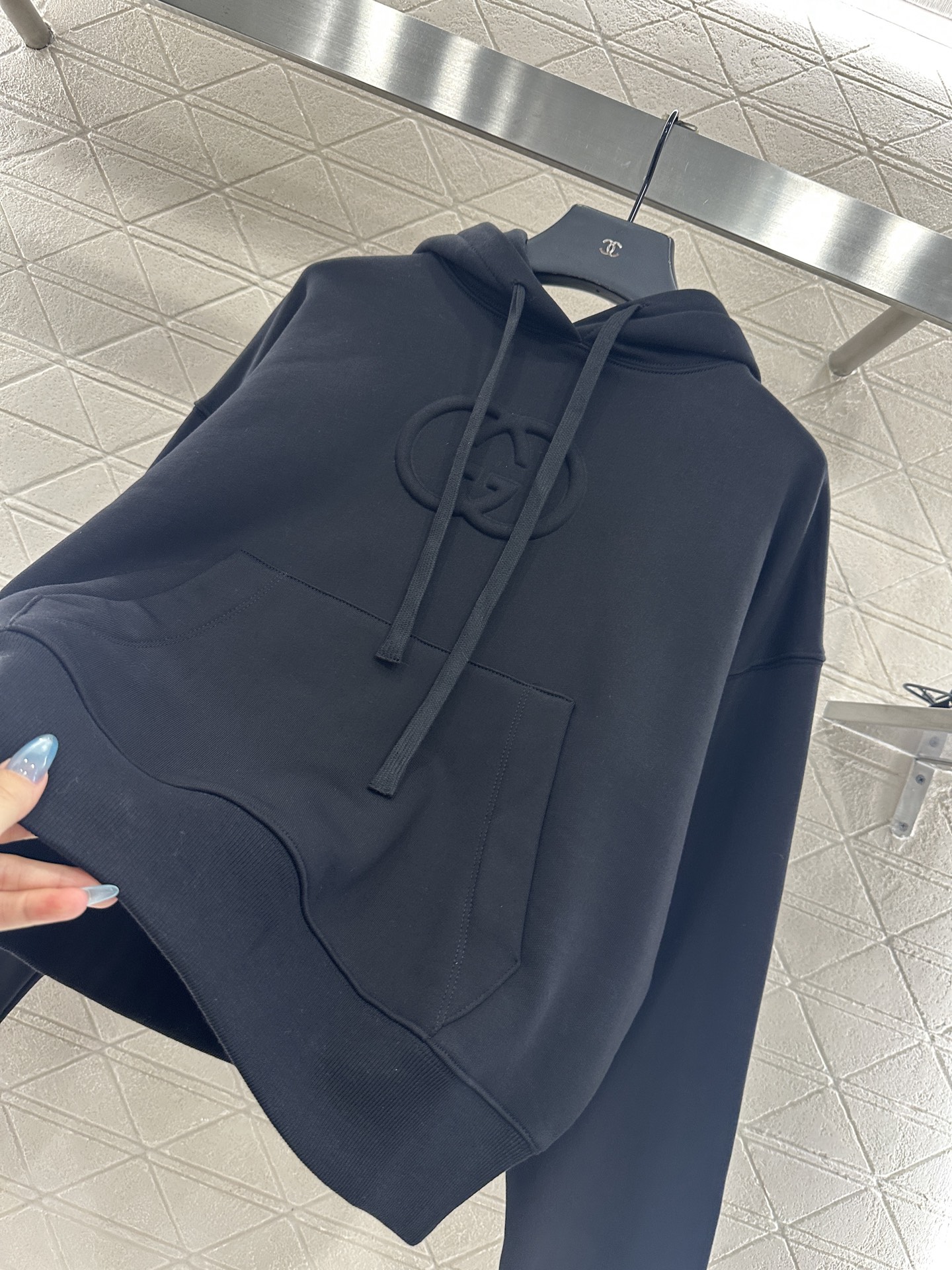 ♥Gucc*♥2025新品上架 连帽字母卫衣定制YB原生全棉材质，柔软亲肤，久洗不易变形起球，质感十足，