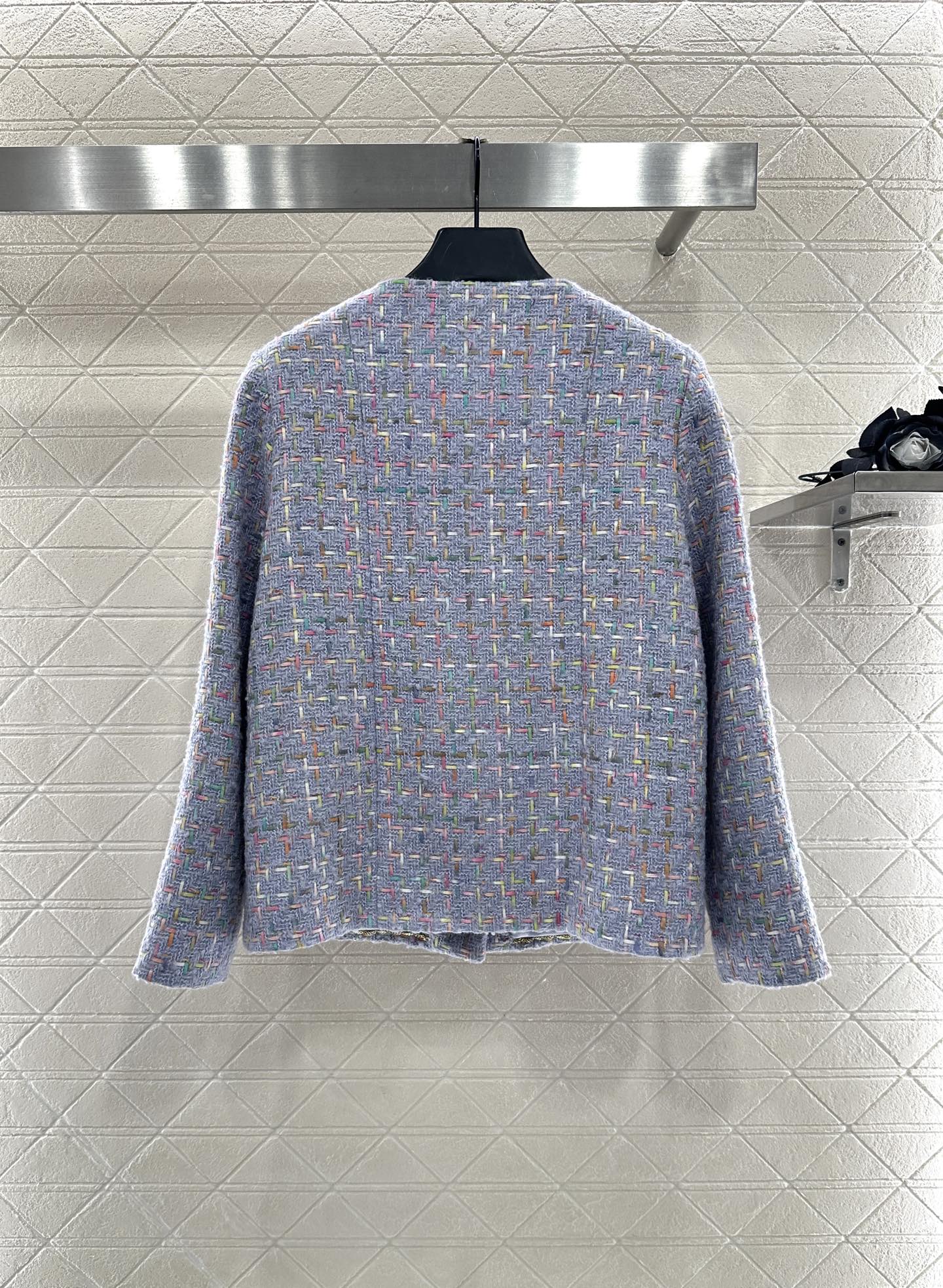 ♥Dio*♥2025新品上架 圆领编织洋装半裙套装定制YB进口粗纺羊毛呢材质，质感高级，品相十足，圆领洋