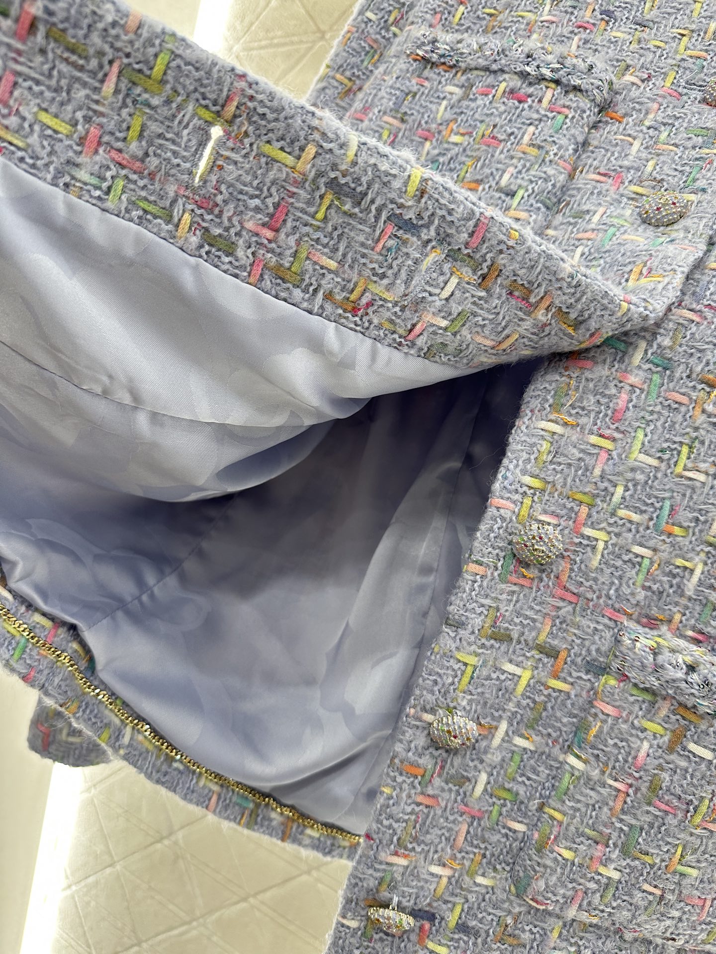 ♥Dio*♥2025新品上架 圆领编织洋装半裙套装定制YB进口粗纺羊毛呢材质，质感高级，品相十足，圆领洋