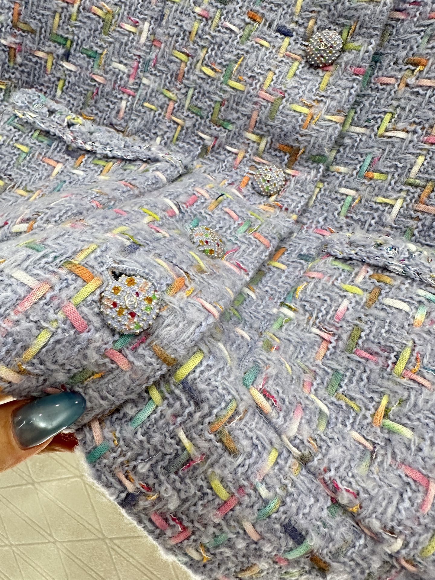 ♥Dio*♥2025新品上架 圆领编织洋装半裙套装定制YB进口粗纺羊毛呢材质，质感高级，品相十足，圆领洋