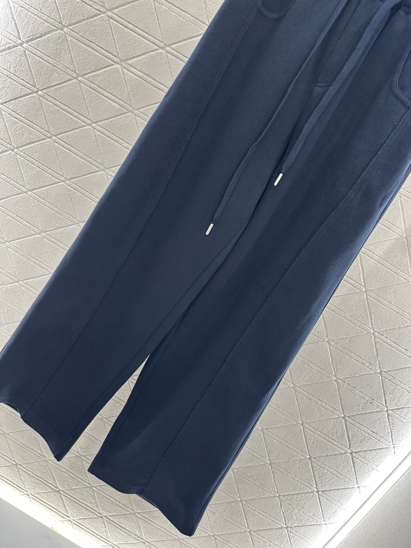 ♥Alexander wan*♥2025新品上架 抽绳织带阔腿长裤定制YB进口全棉材质，面料柔挺舒适，垂