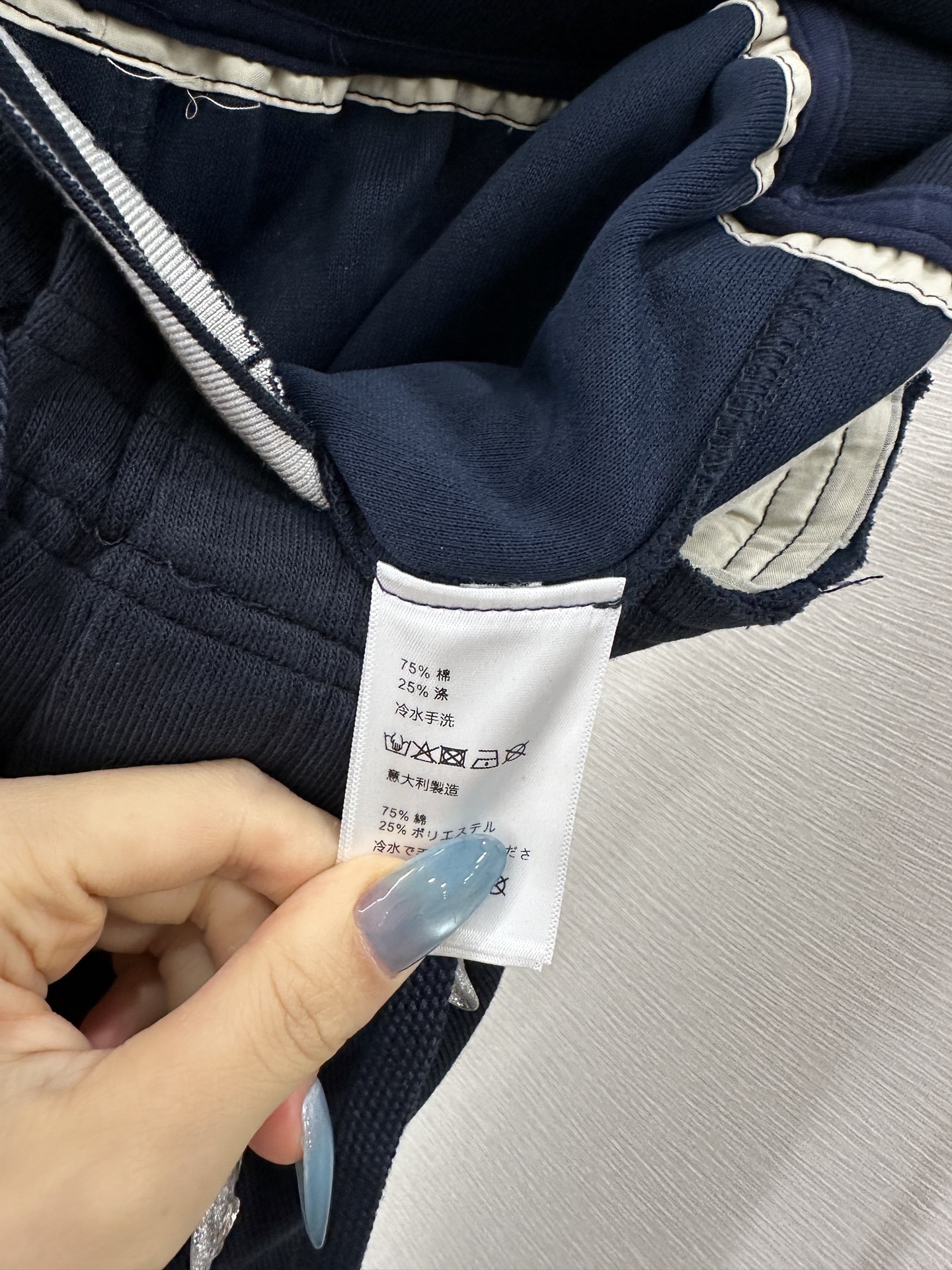 ♥Alexander wan*♥2025新品上架 抽绳织带阔腿长裤定制YB进口全棉材质，面料柔挺舒适，垂